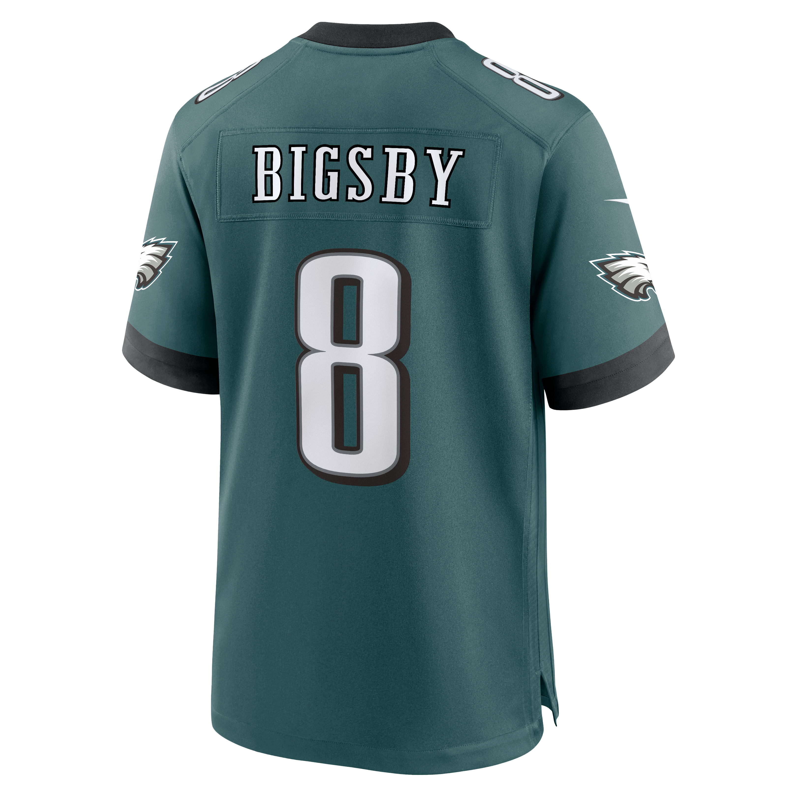 Men's Philadelphia Eagles Tank Bigsby Nike Midnight Green Team Game Jersey