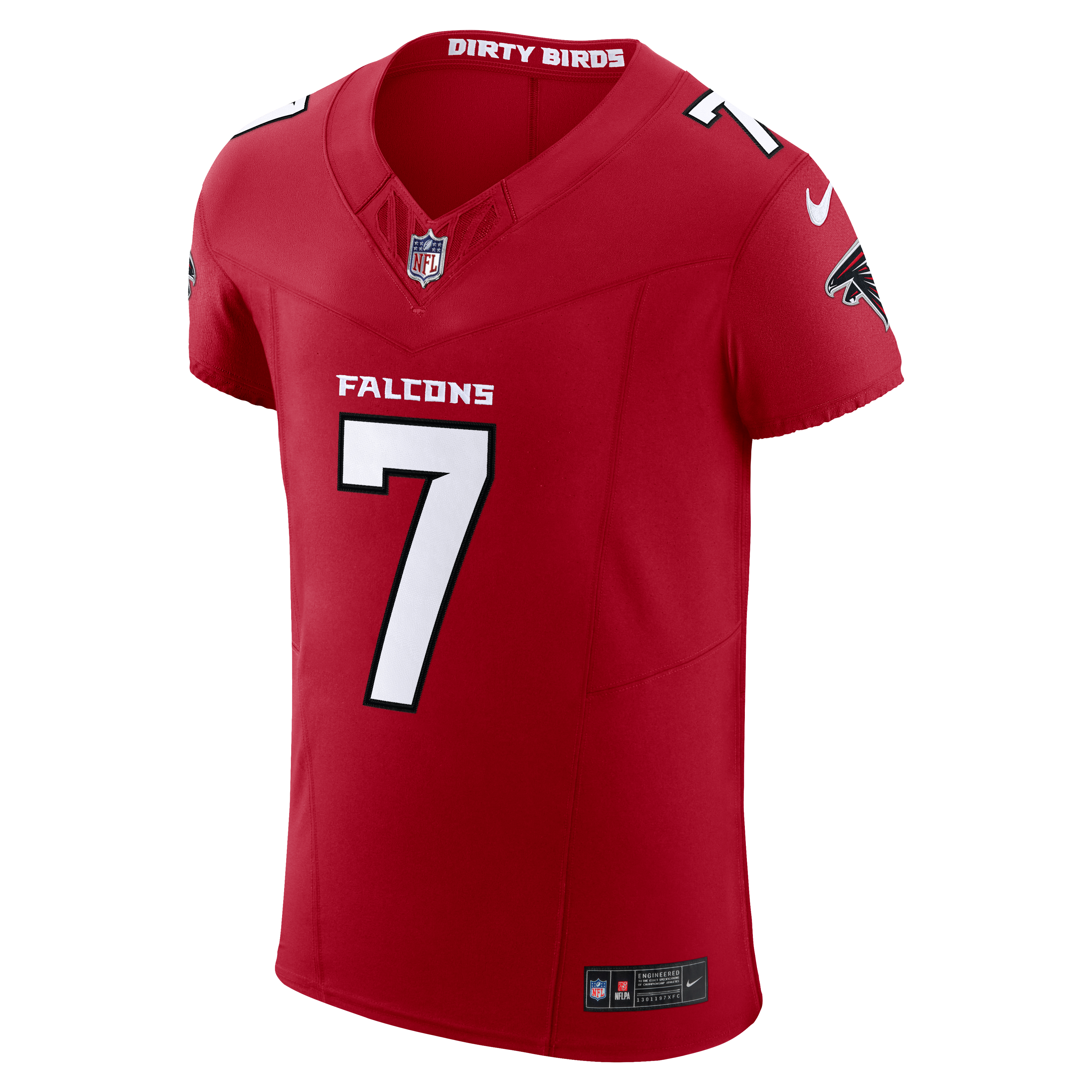Men's Atlanta Falcons Bijan Robinson Nike Red Team Vapor Fuse Elite Jersey