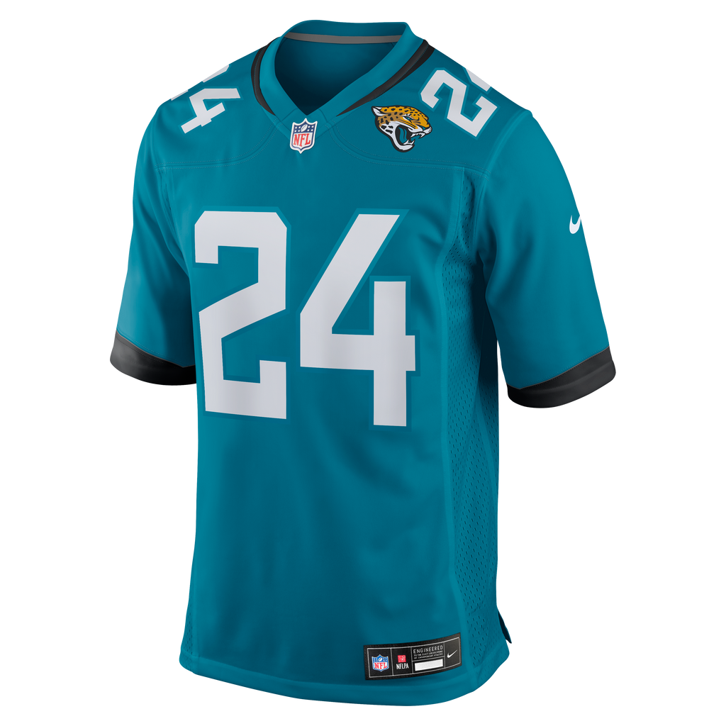 Men's Jacksonville Jaguars Chris Rodriguez Jr Nike Teal Team Game Jersey