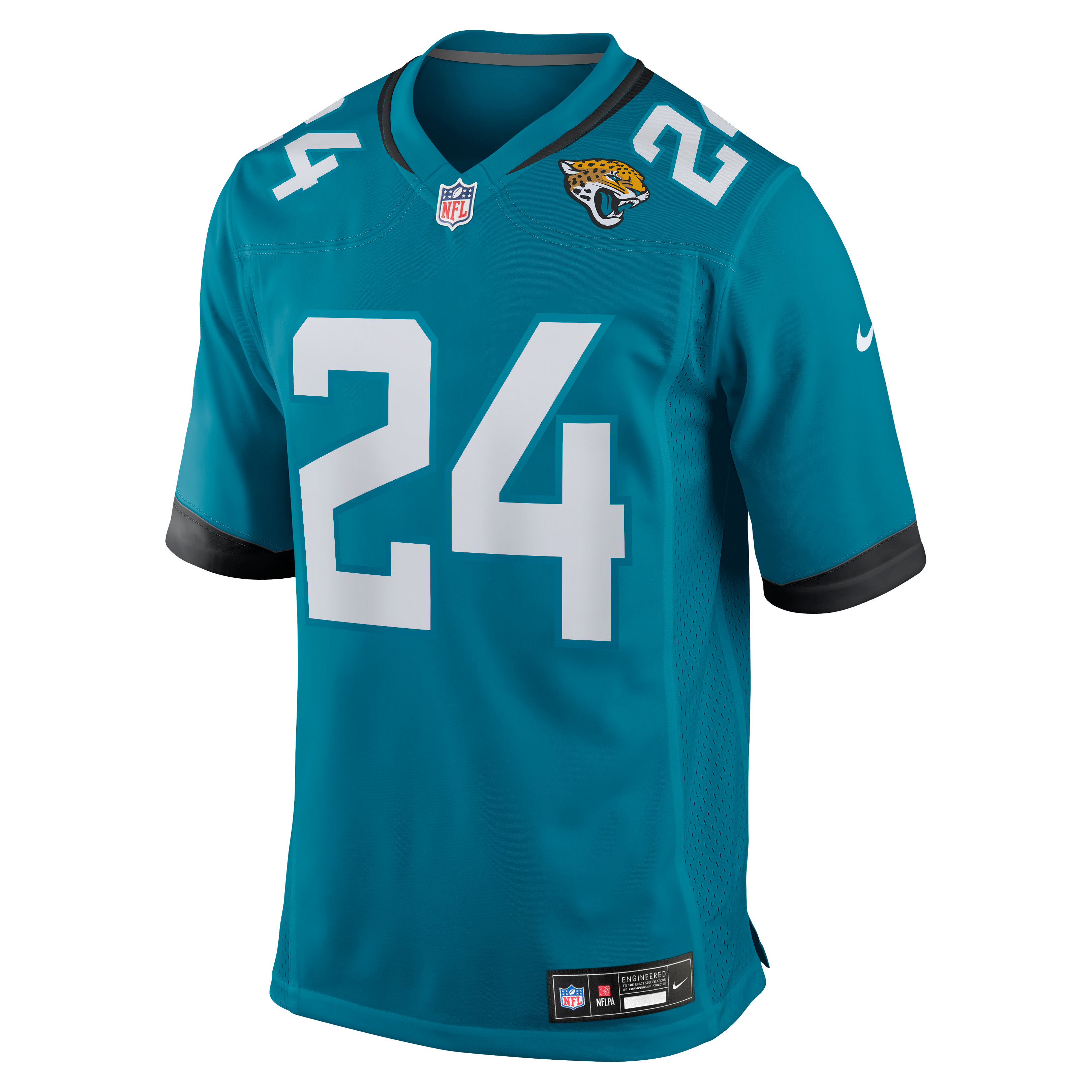 Men's Jacksonville Jaguars Chris Rodriguez Jr Nike Teal Team Game Jersey