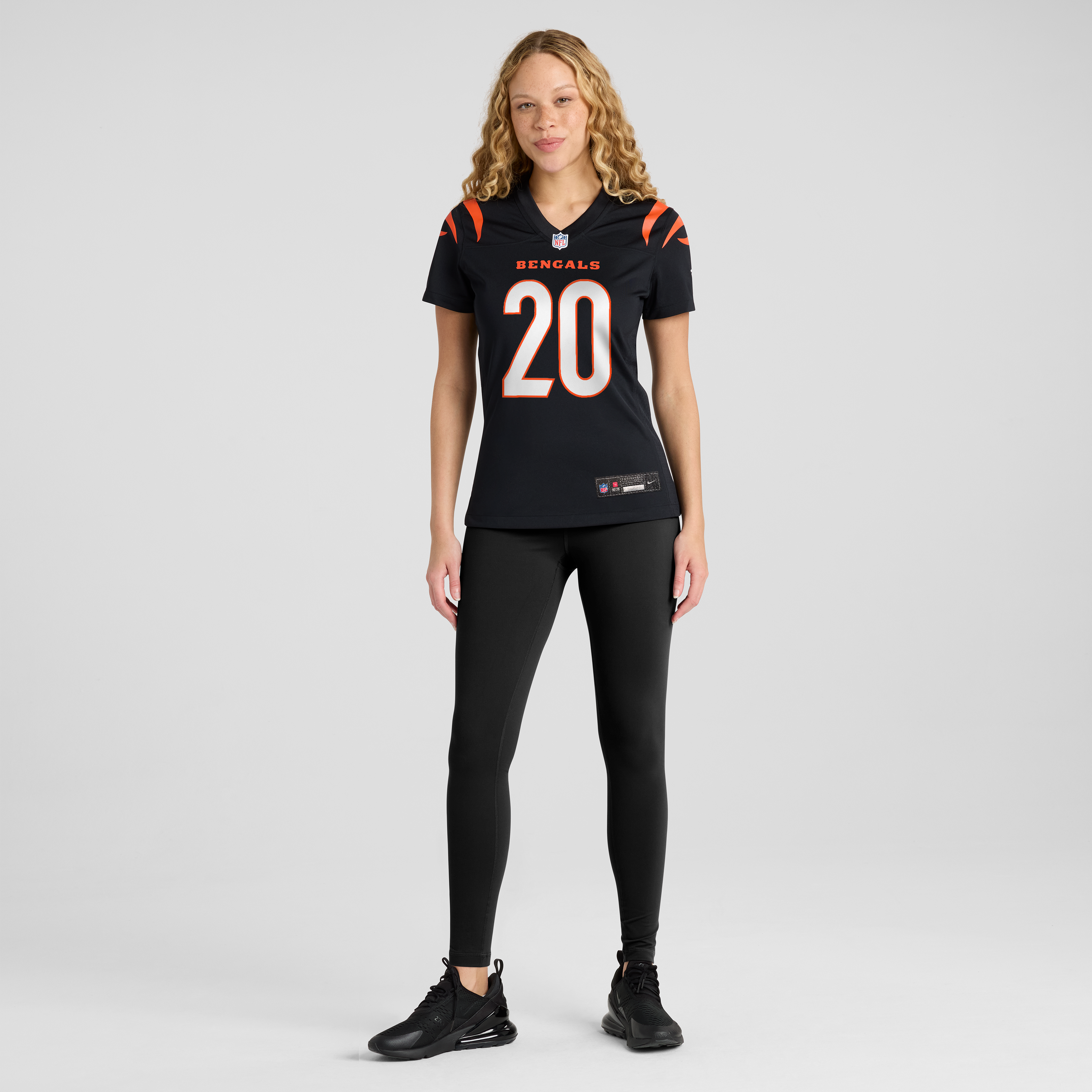 Women's Cincinnati Bengals Lemar Parrish Nike Black Team Retired Game Jersey
