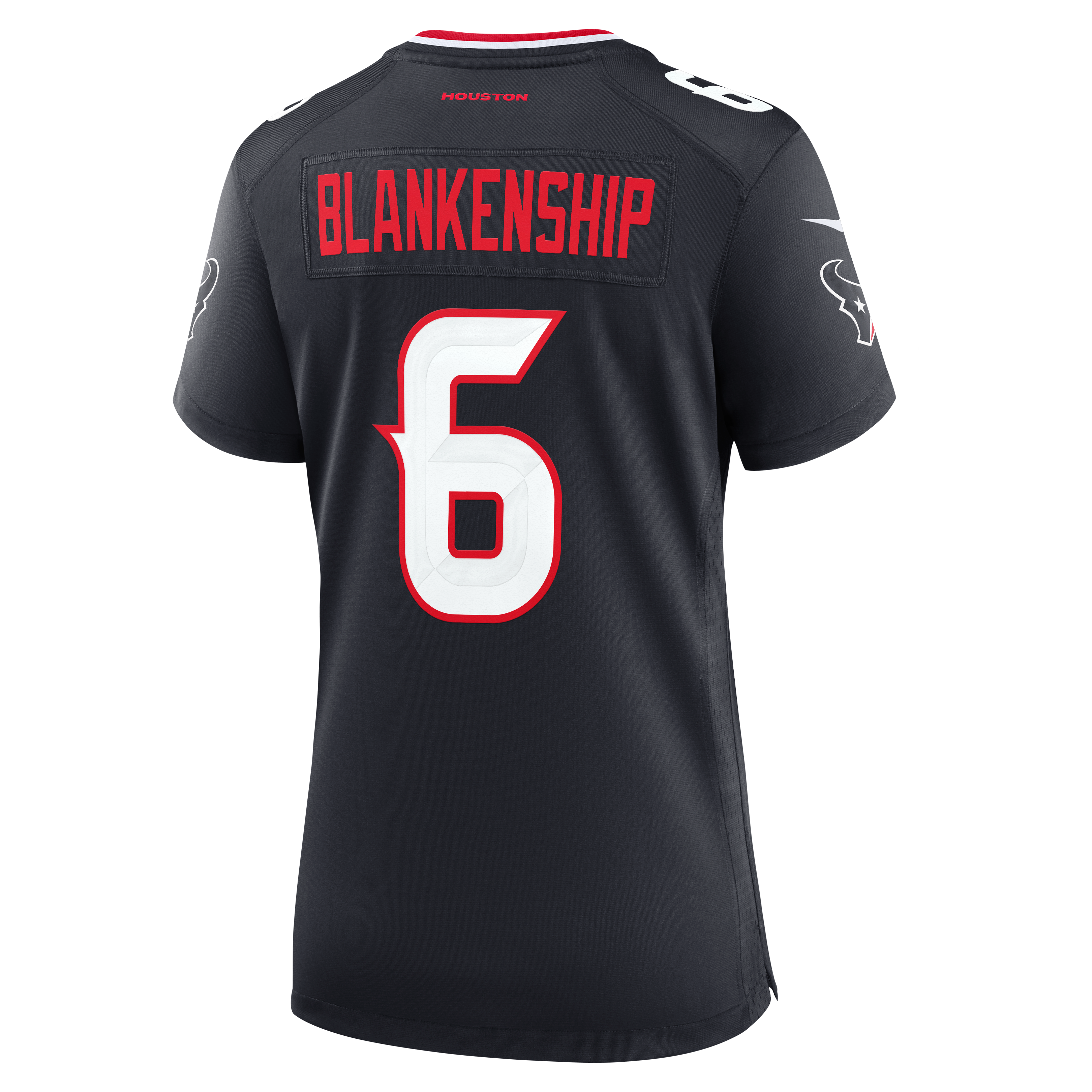 Women's Houston Texans Reed Blankenship Nike Navy Team Game Jersey