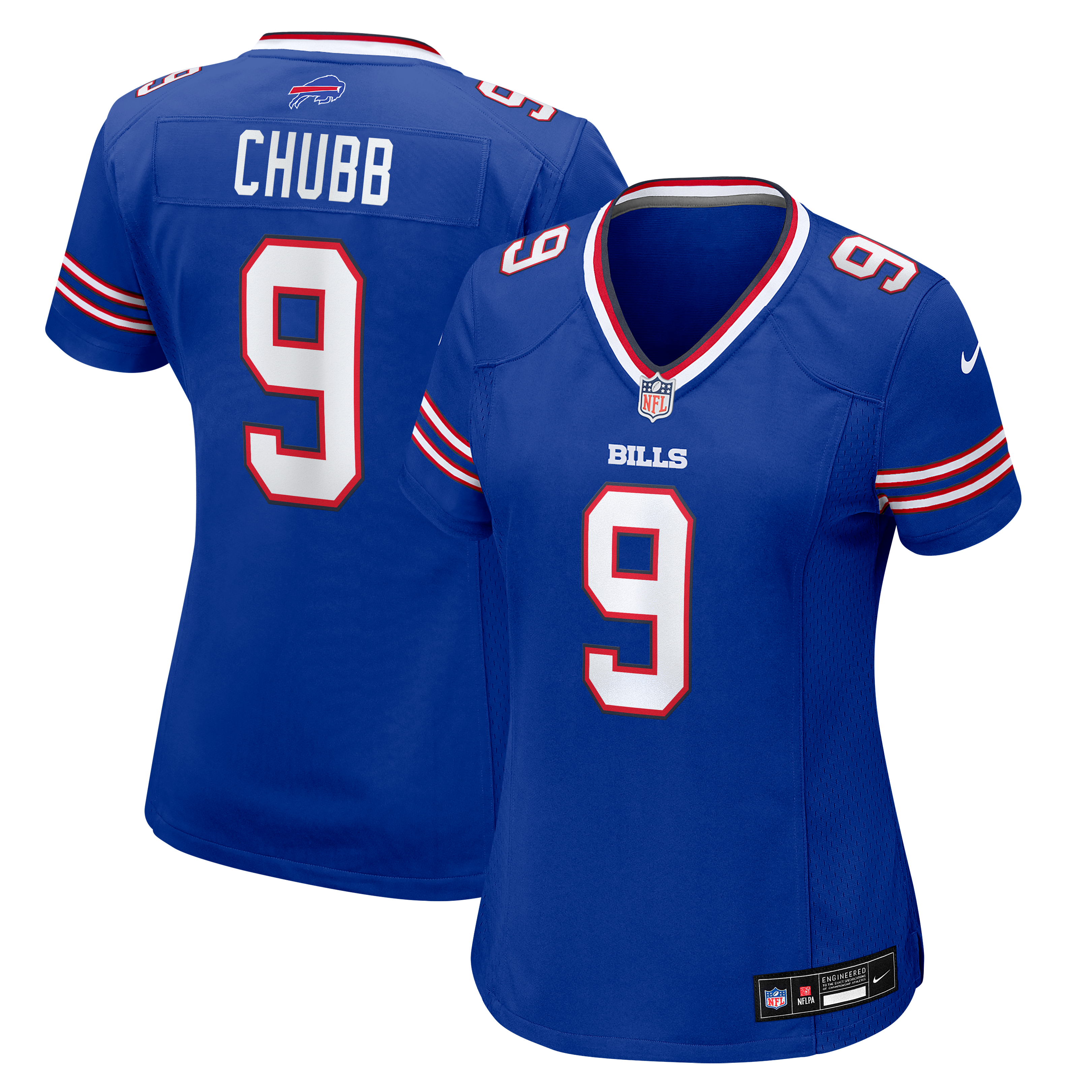 Women's Buffalo Bills Bradley Chubb Nike Royal Team Game Jersey