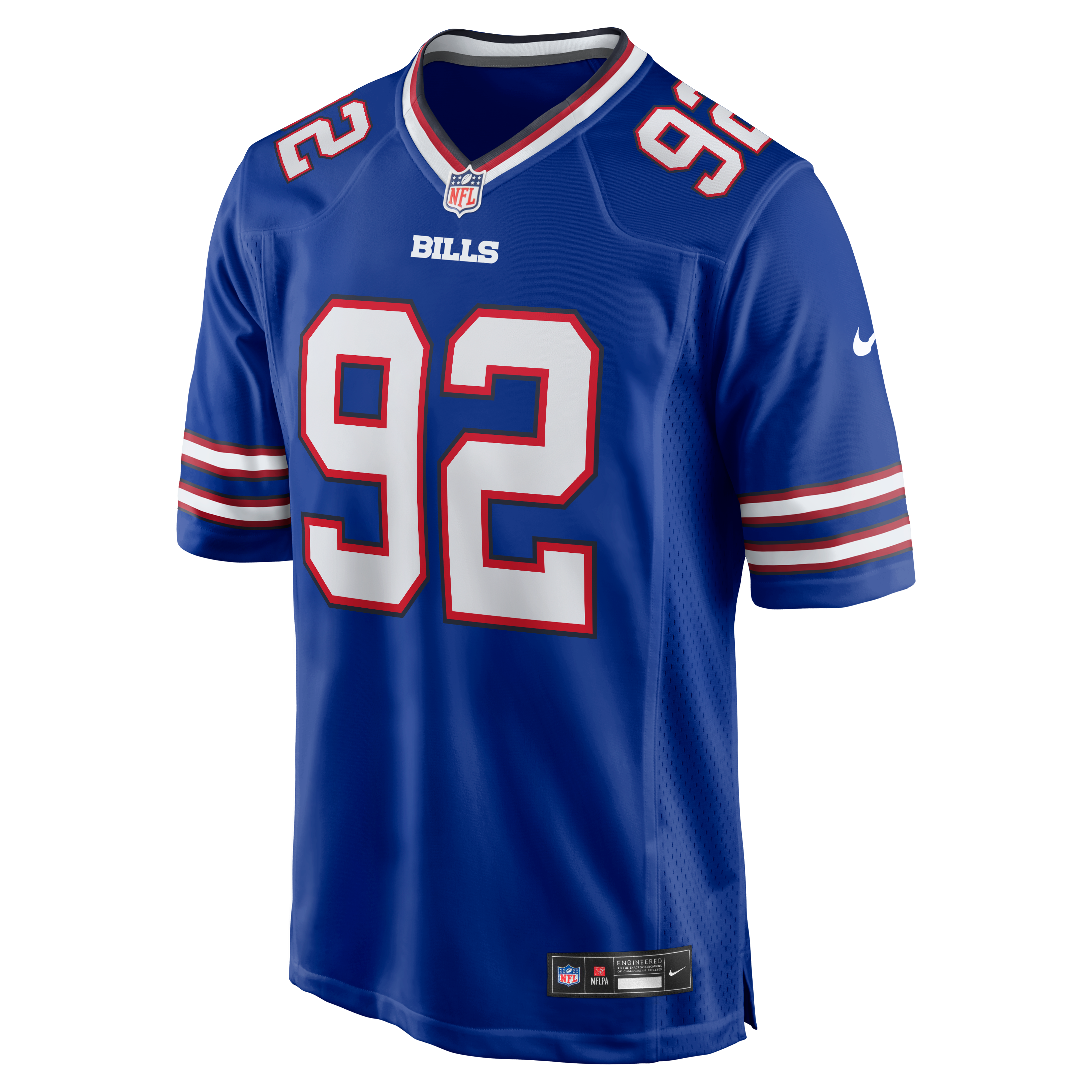 Men's Buffalo Bills Zane Durant Nike Royal Team Game Jersey