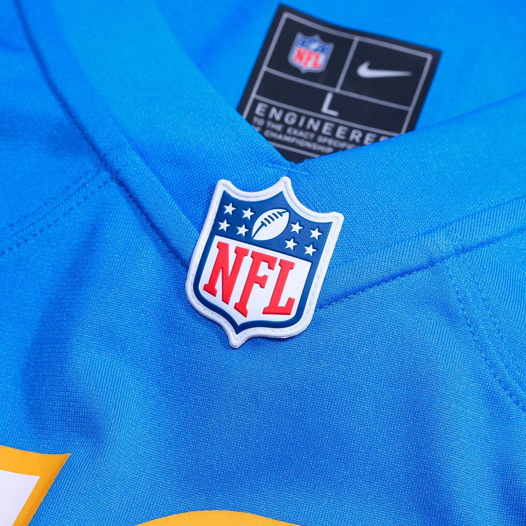 Men's Los Angeles Chargers Nick Barrett Nike Powder Blue Team Game Jersey