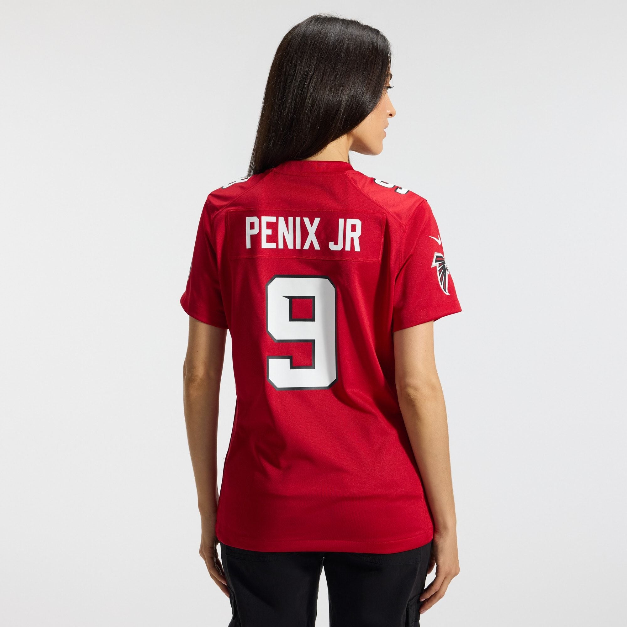 Women's Atlanta Falcons Michael Penix Jr Nike Red Game Jersey