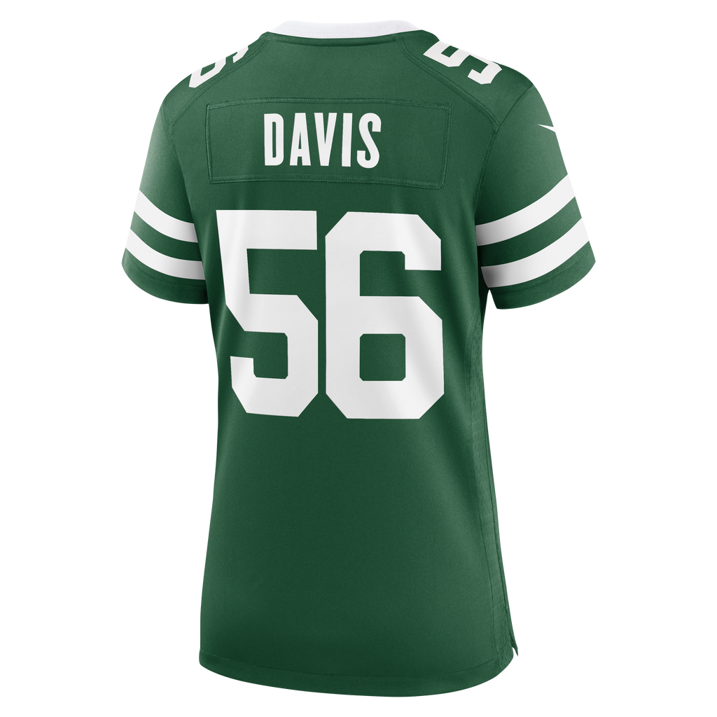 Women's New York Jets Demario Davis Nike Legacy Green Team Game Jersey