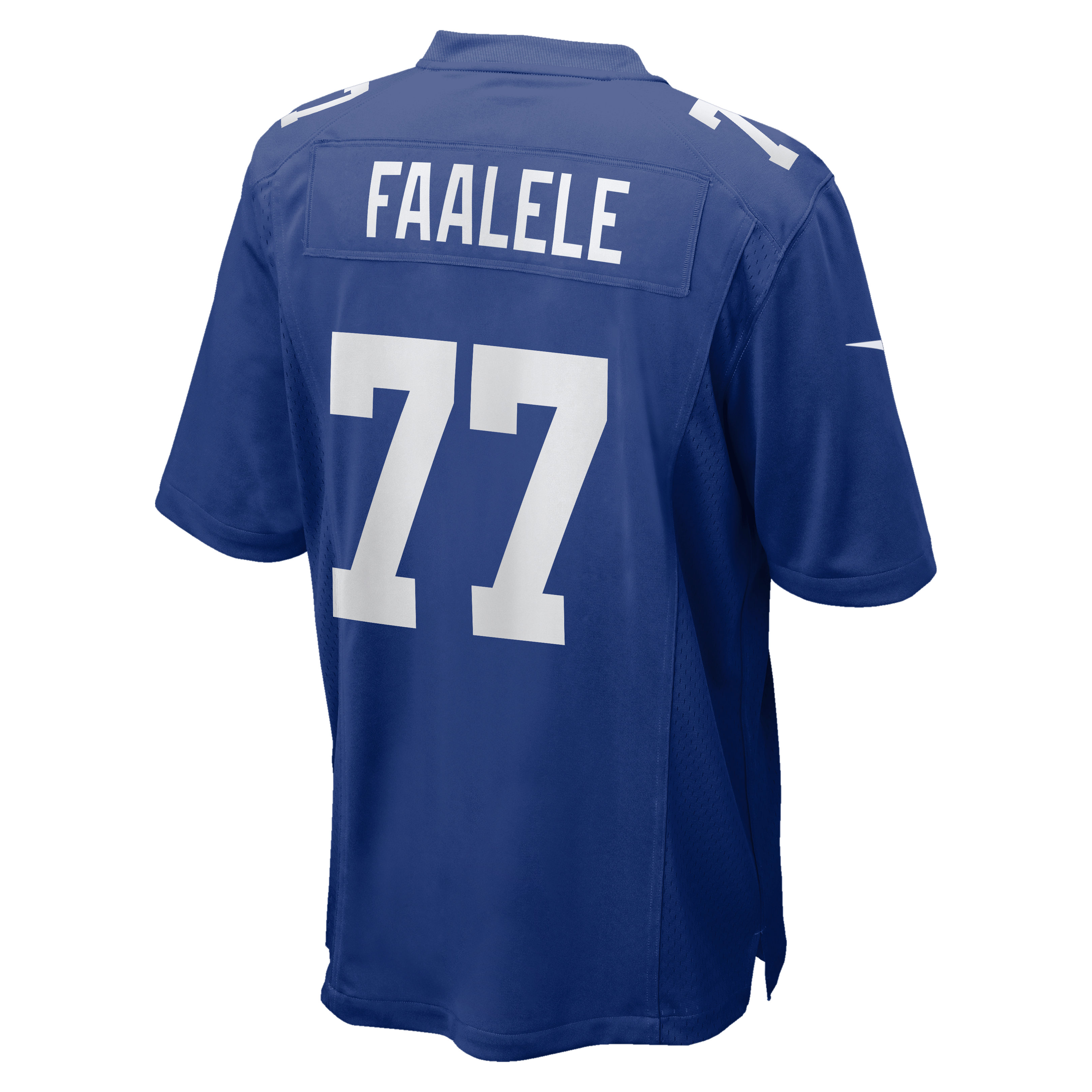 Men's New York Giants Daniel Faalele Nike Royal Team Game Jersey