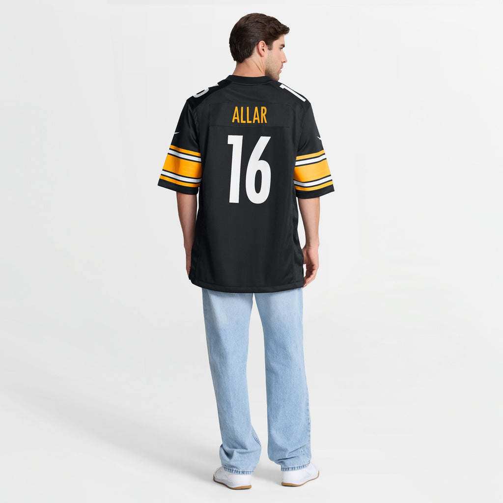 Men's Pittsburgh Steelers Drew Allar Nike Black Game Jersey