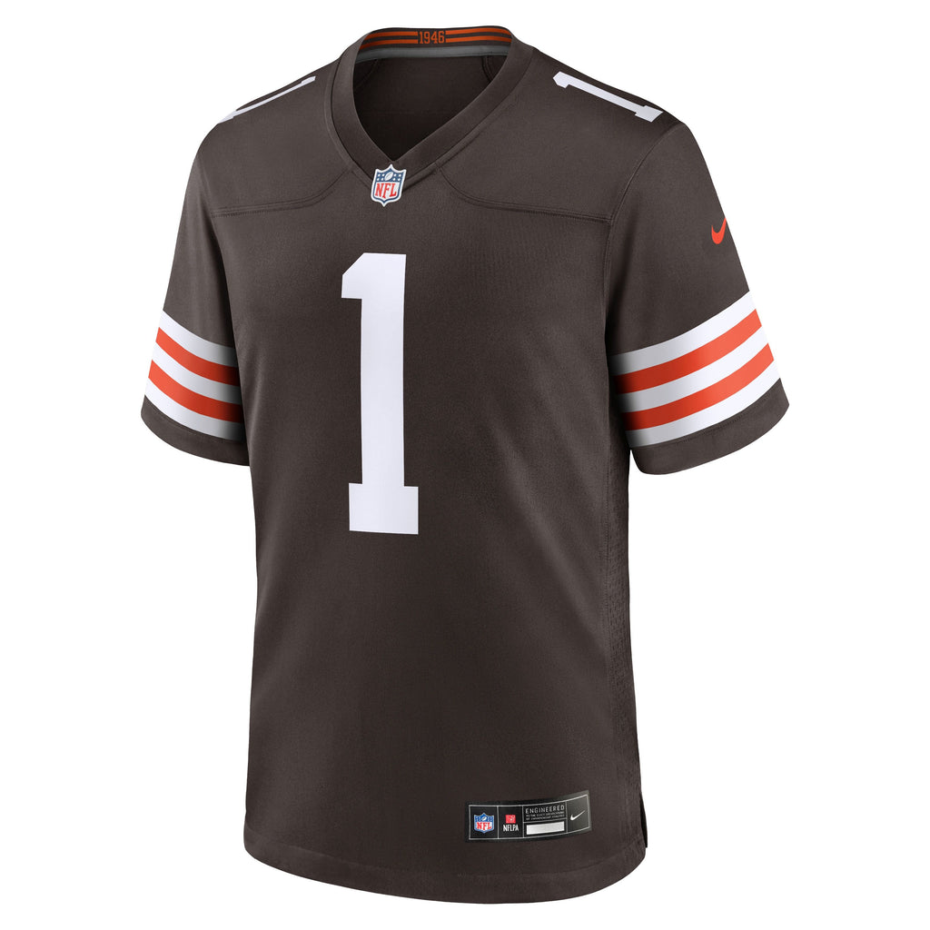 Men's Cleveland Browns Kc Concepcion Nike Brown 2026 Nfl Draft First Round Pick No 24 Team Game Jersey