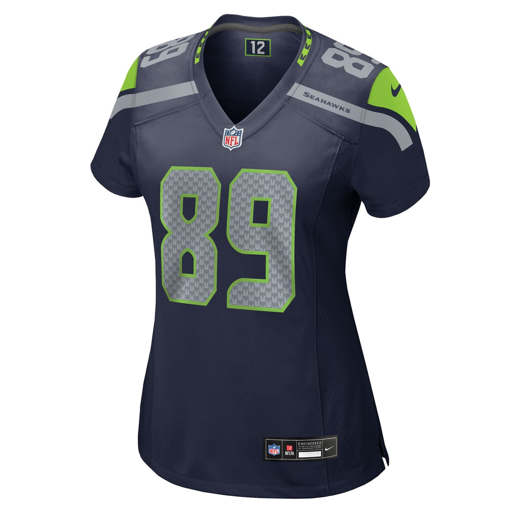 Women's Seattle Seahawks Nick Kallerup Nike College Navy Team Game Jersey