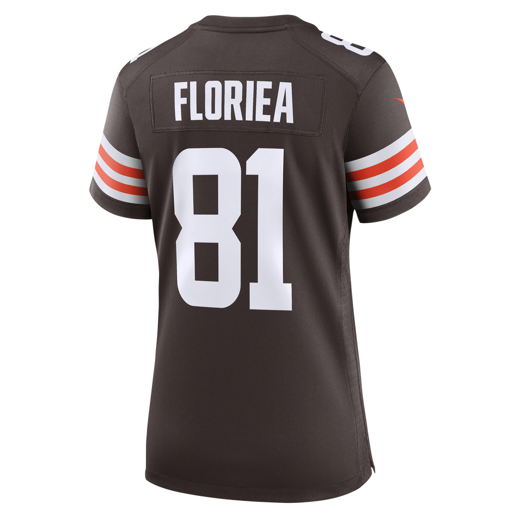 Women's Cleveland Browns Luke Floriea Nike Brown Team Game Jersey