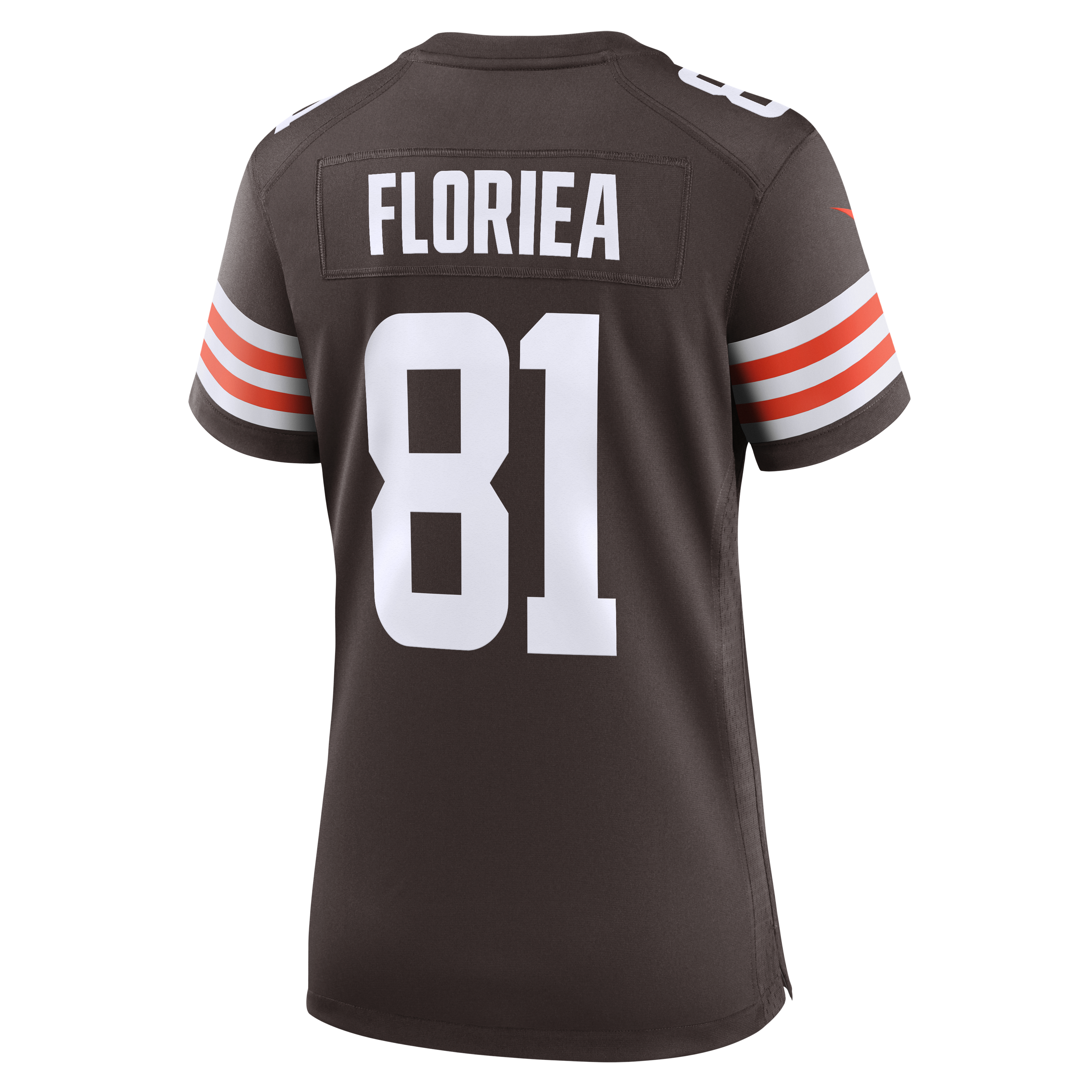 Women's Cleveland Browns Luke Floriea Nike Brown Team Game Jersey