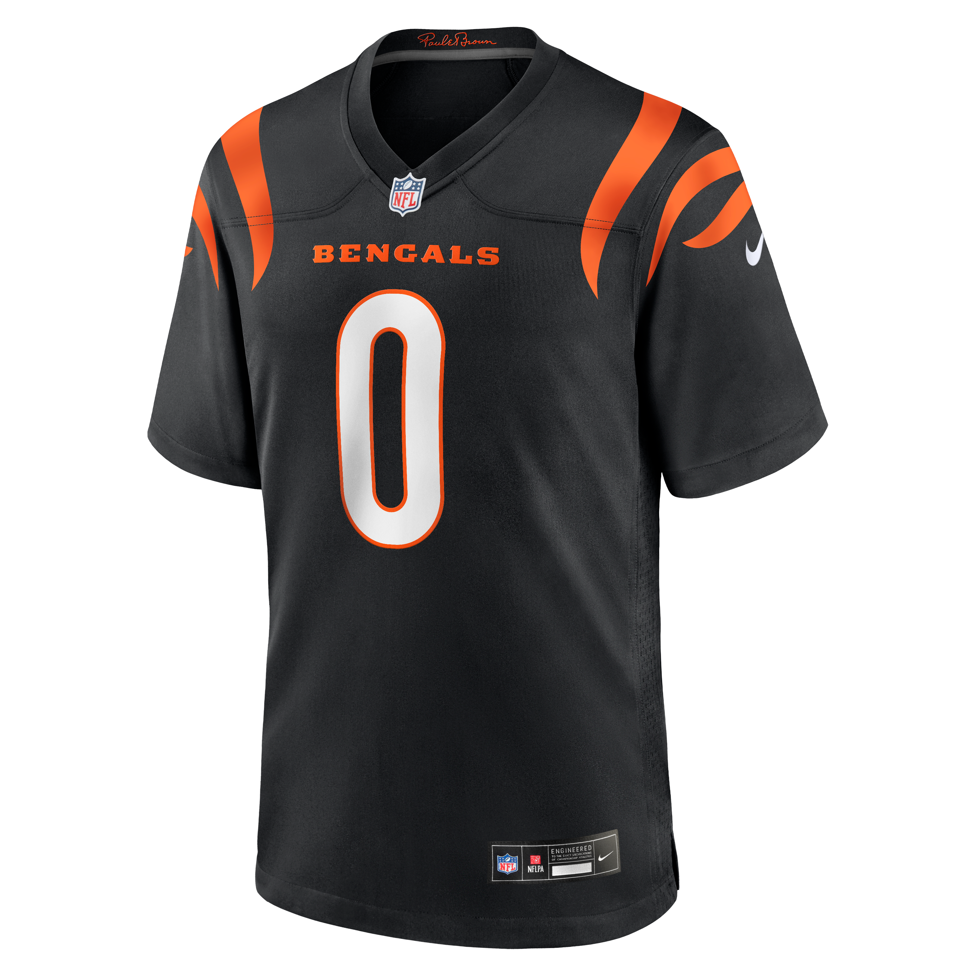 Men's Cincinnati Bengals Dj Turner Ii Nike Black Team Game Jersey