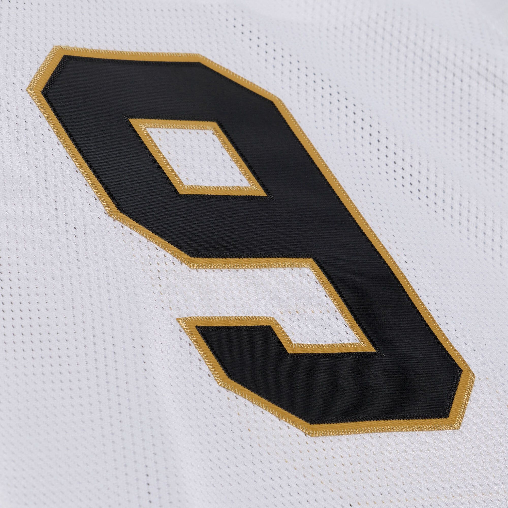 Men's New Orleans Saints Drew Brees Mitchell And Ness White Super Bowl Xliv Authentic Jersey