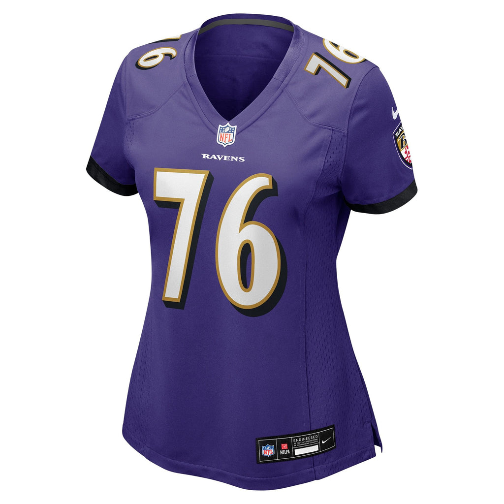 Women's Baltimore Ravens Kenyon Green Nike Purple Team Game Jersey