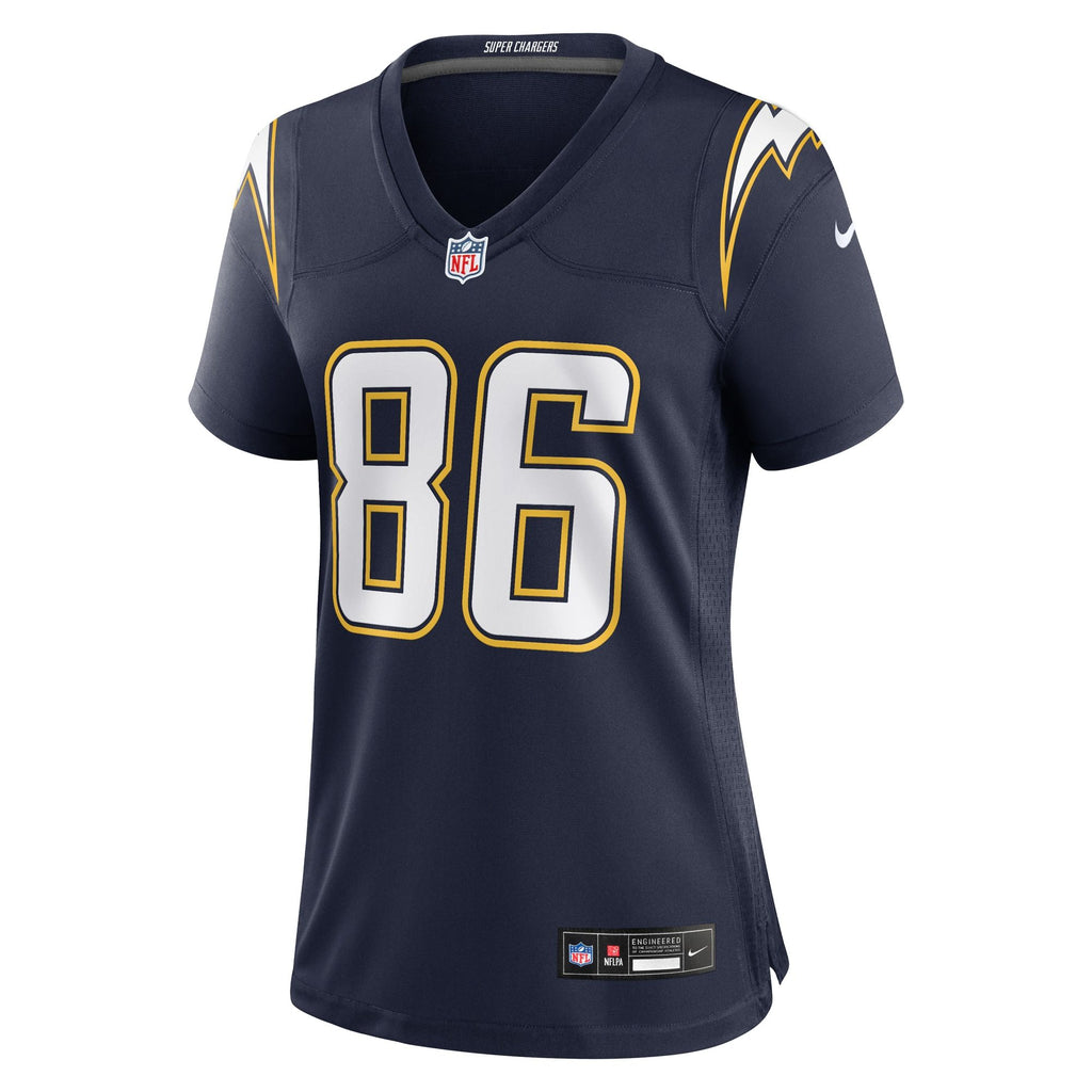 Women's Los Angeles Chargers Oronde Gadsden Nike Navy Alternate 2 Super Chargers Game Jersey