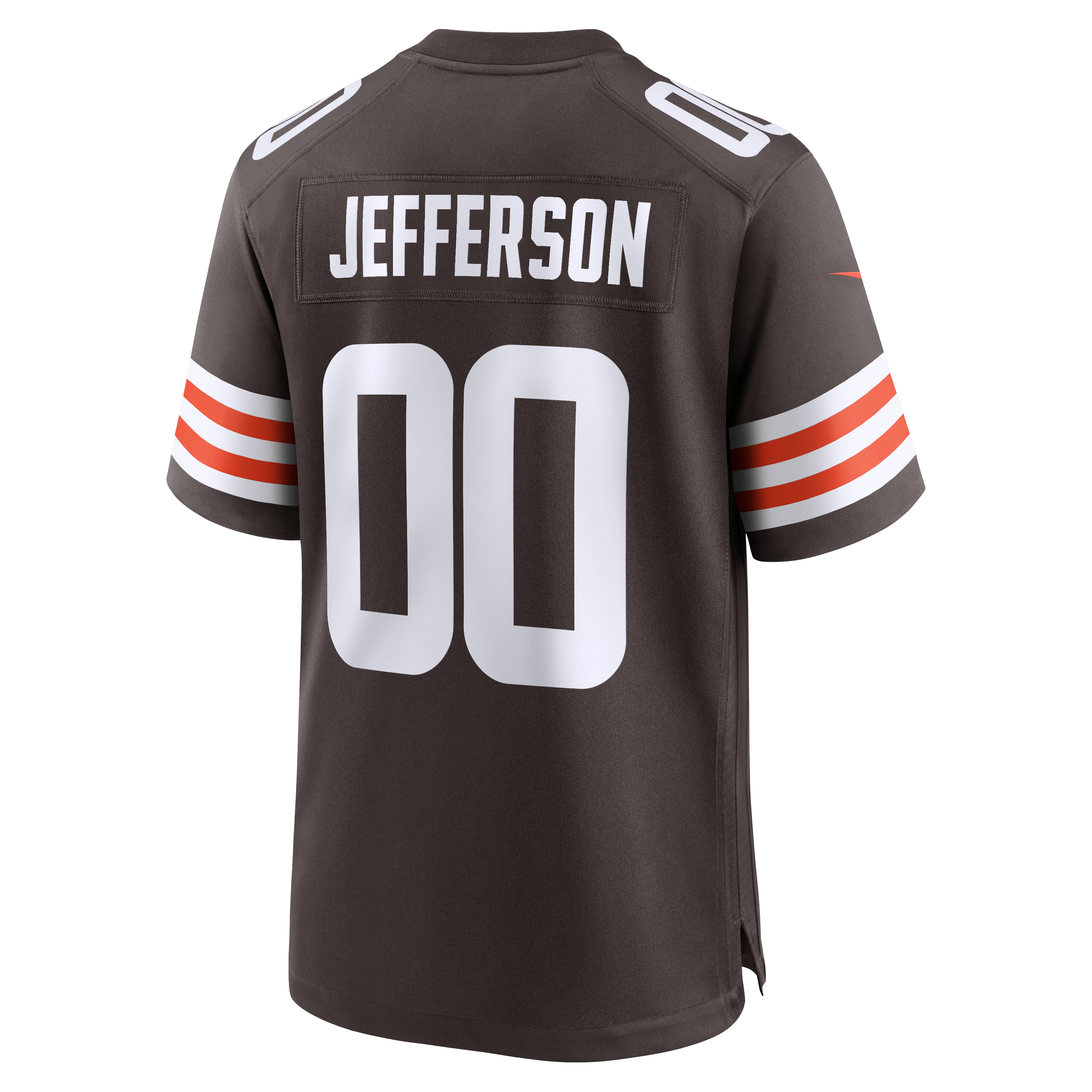 Men's Cleveland Browns Justin Jefferson Nike Brown Game Jersey