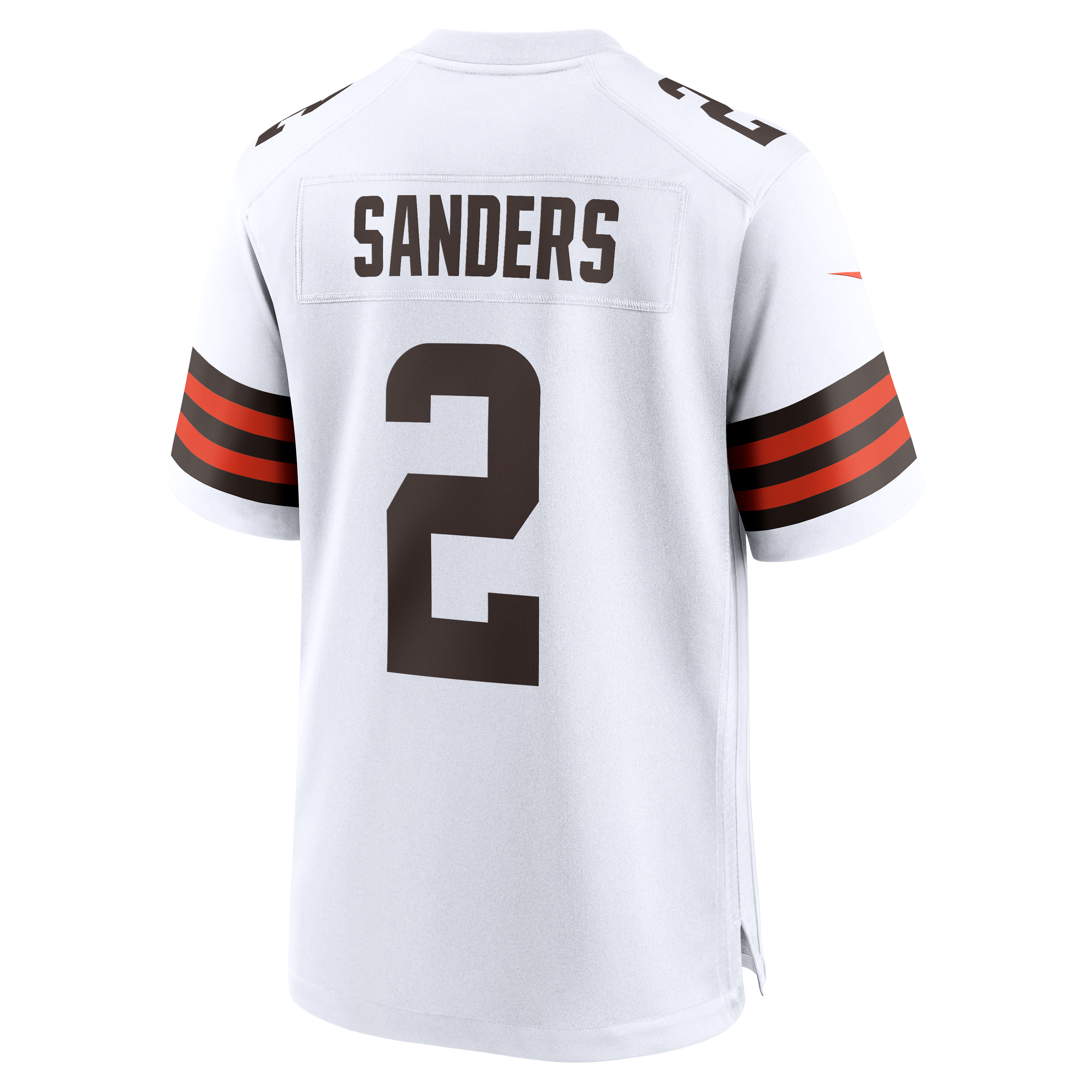 Men's Cleveland Browns Shedeur Sanders Nike White Game Jersey