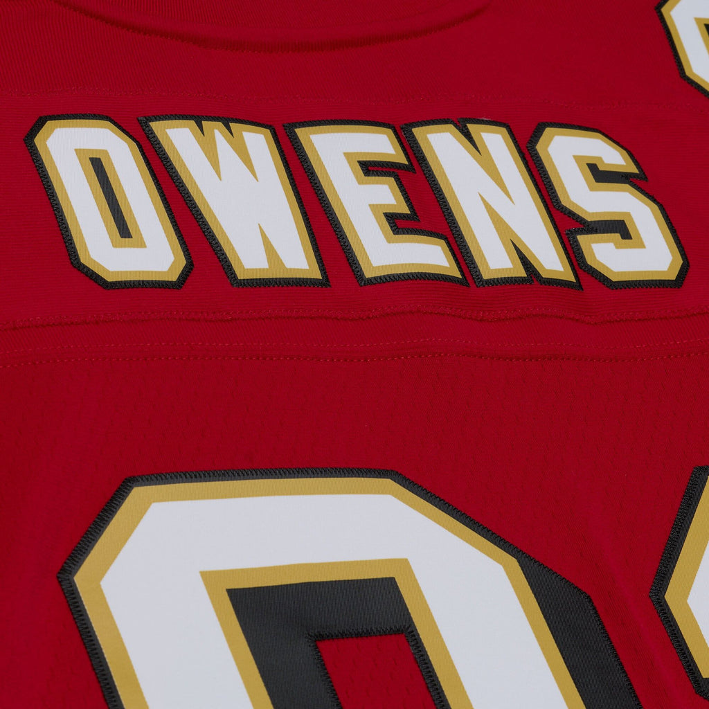 Men's San Francisco 49Ers Terrell Owens Mitchell And Ness Red 1996 Legacy Replica Player Jersey