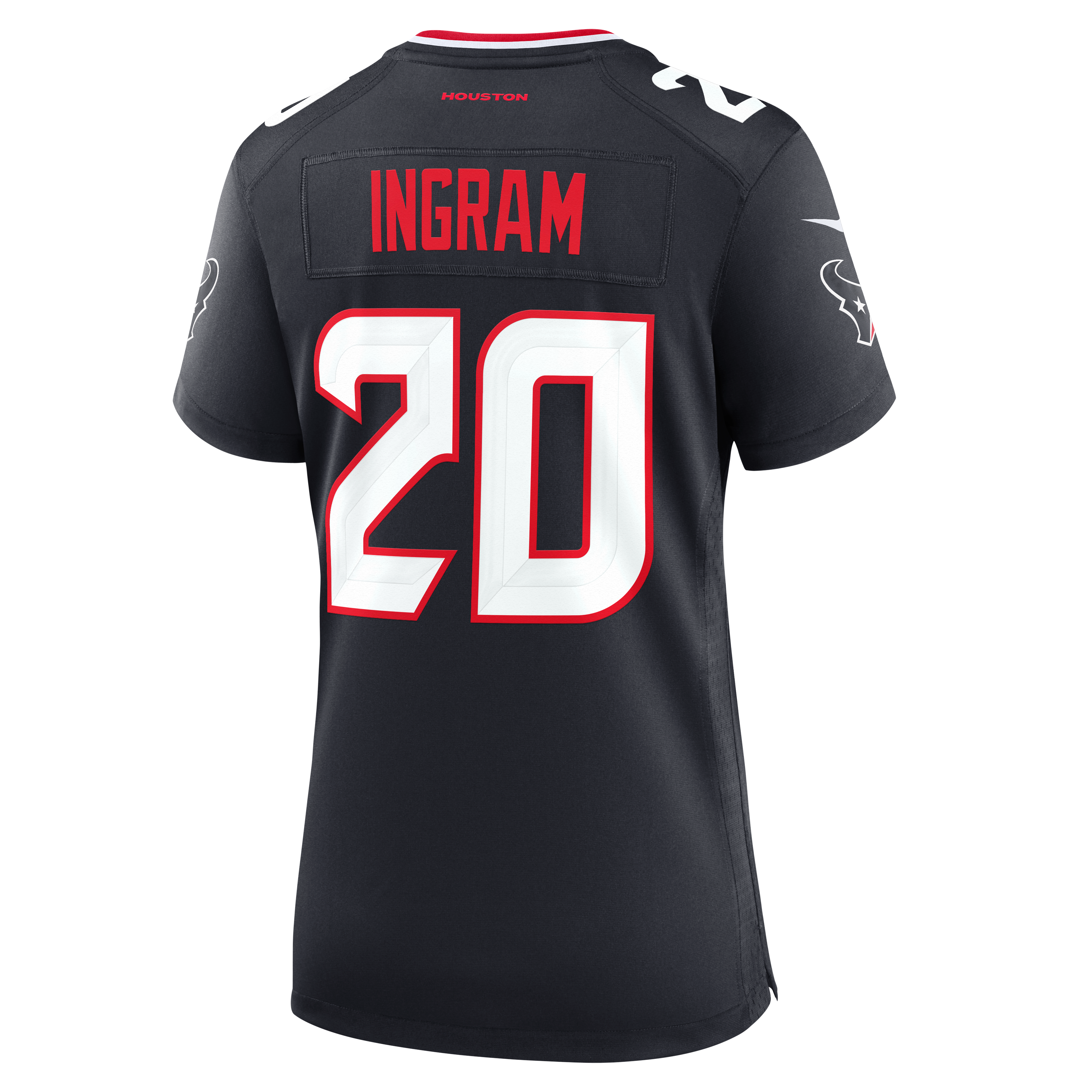 Women's Houston Texans Jamarcus Ingram Nike Navy Team Game Jersey