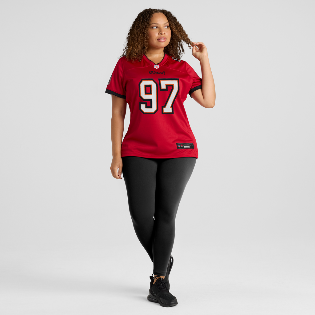 Women's Tampa Bay Buccaneers Al Quadin Muhammad Nike Red Team Game Jersey