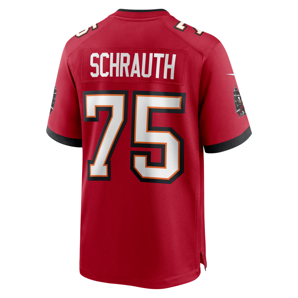 Men's Tampa Bay Buccaneers Billy Schrauth Nike Red Team Game Jersey