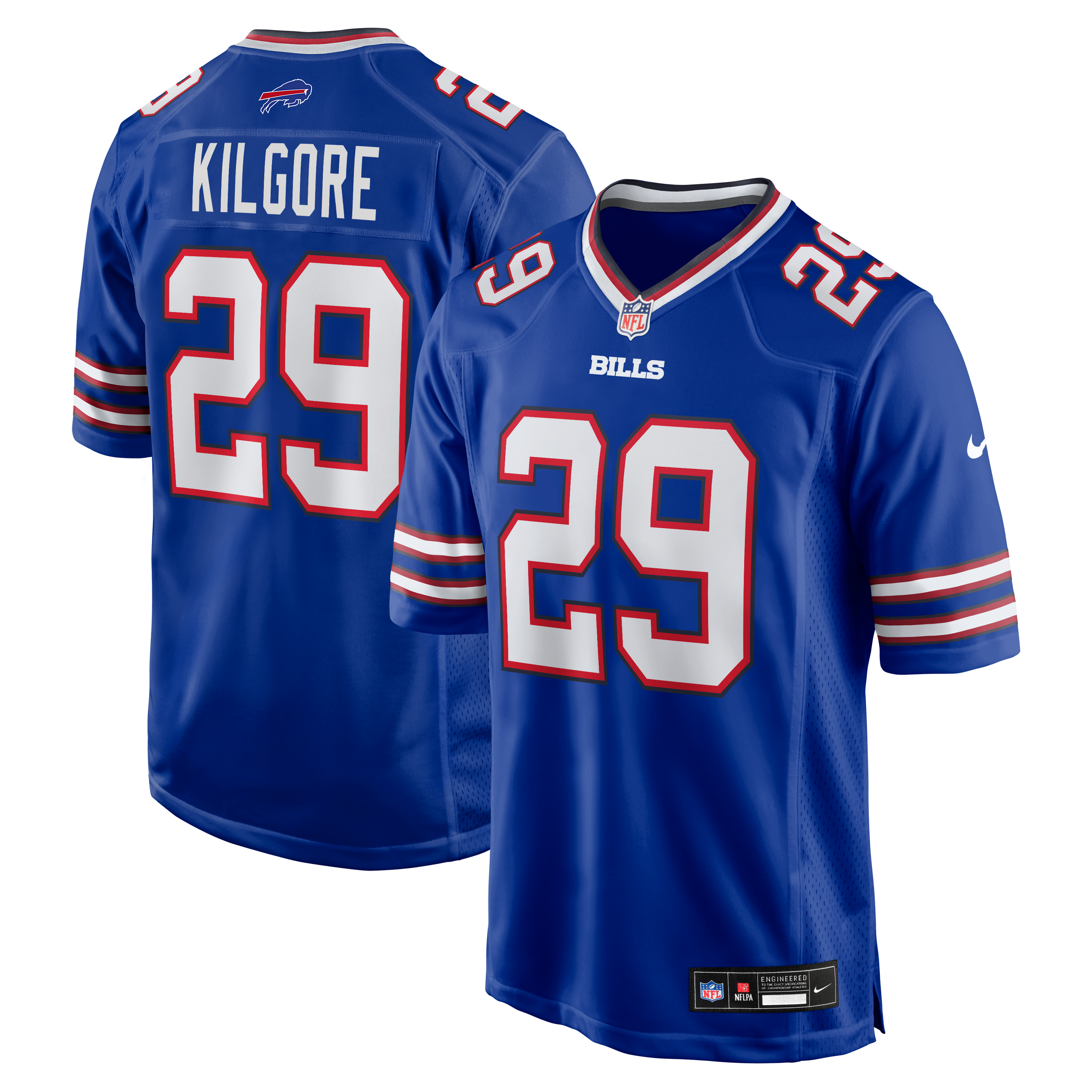 Men's Buffalo Bills Jalon Kilgore Nike Royal Team Game Jersey