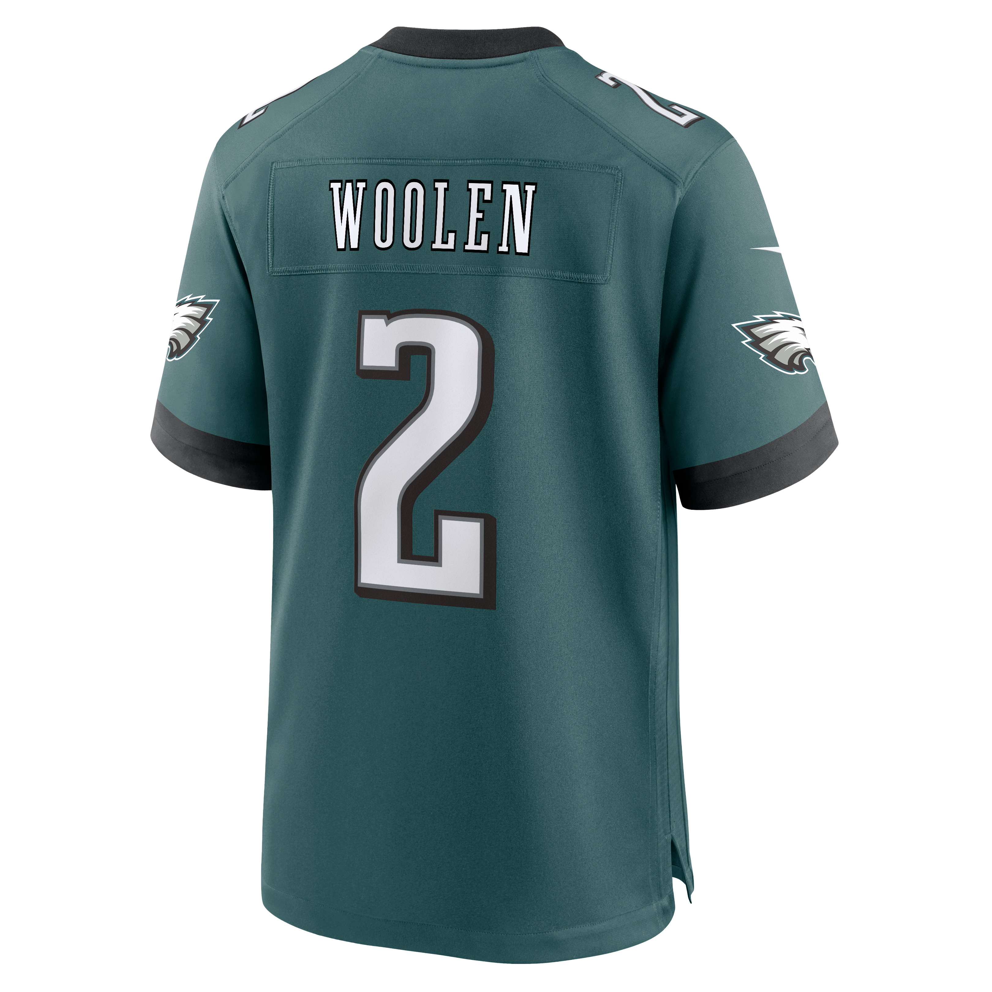 Men's Philadelphia Eagles Tariq Woolen Nike Midnight Green Team Game Jersey