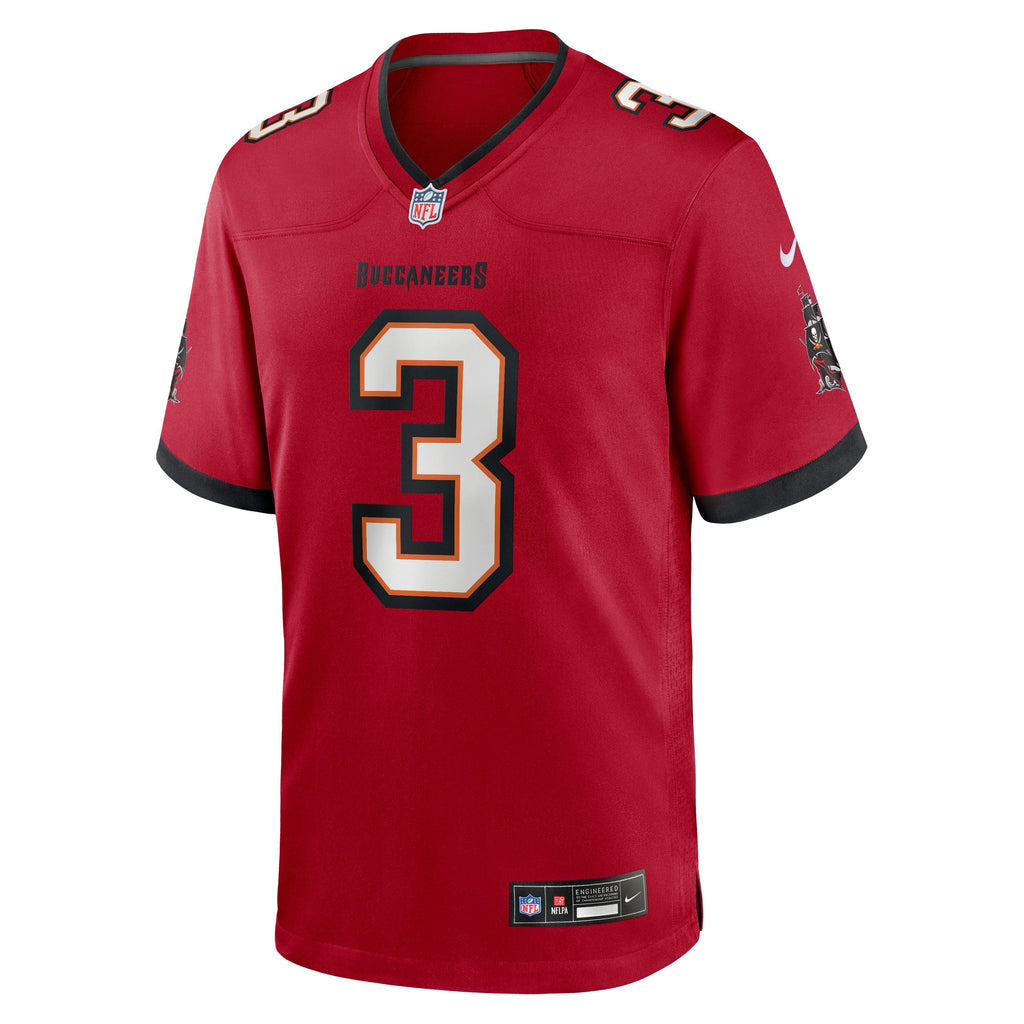 Men's Tampa Bay Buccaneers Rueben Bain Jr Nike Red 2026 Nfl Draft First Round Pick No 15 Team Game Jersey