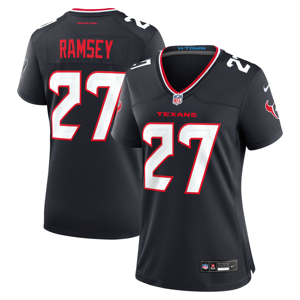 Women's Houston Texans Kamari Ramsey Nike Navy Team Game Jersey