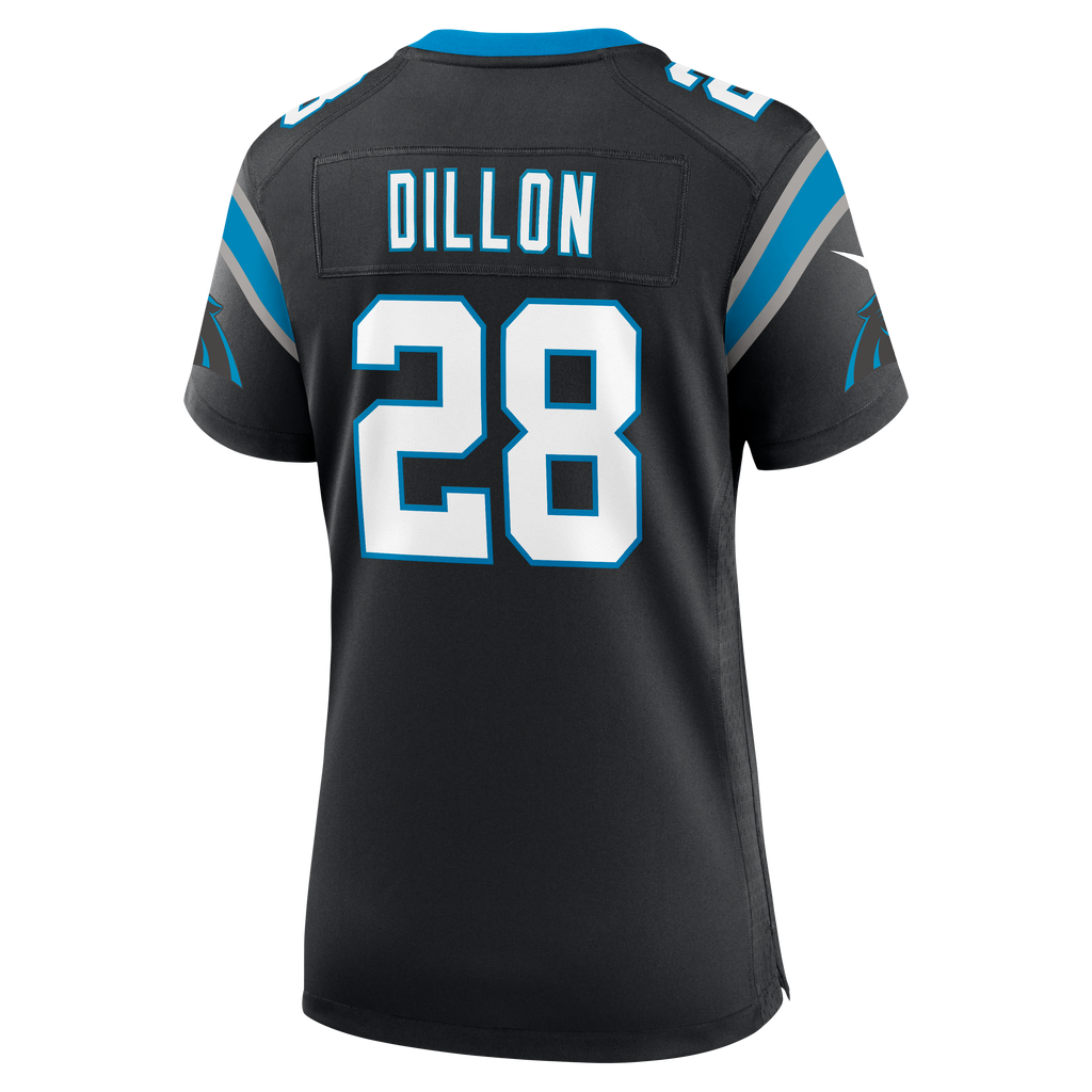 Women's Carolina Panthers Aj Dillon Nike Black Team Game Jersey