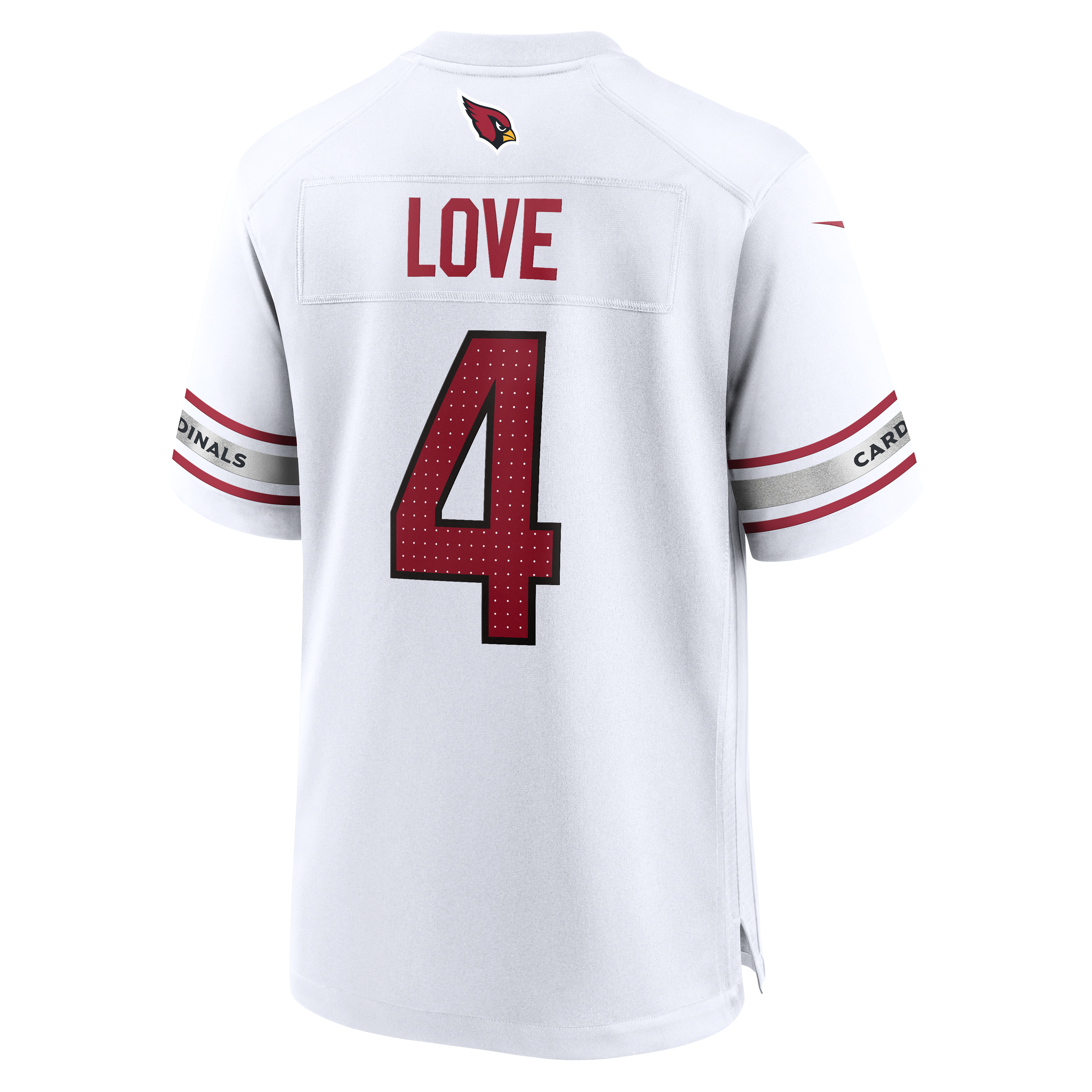 Men's Arizona Cardinals Jeremiyah Love Nike White Game Player Jersey