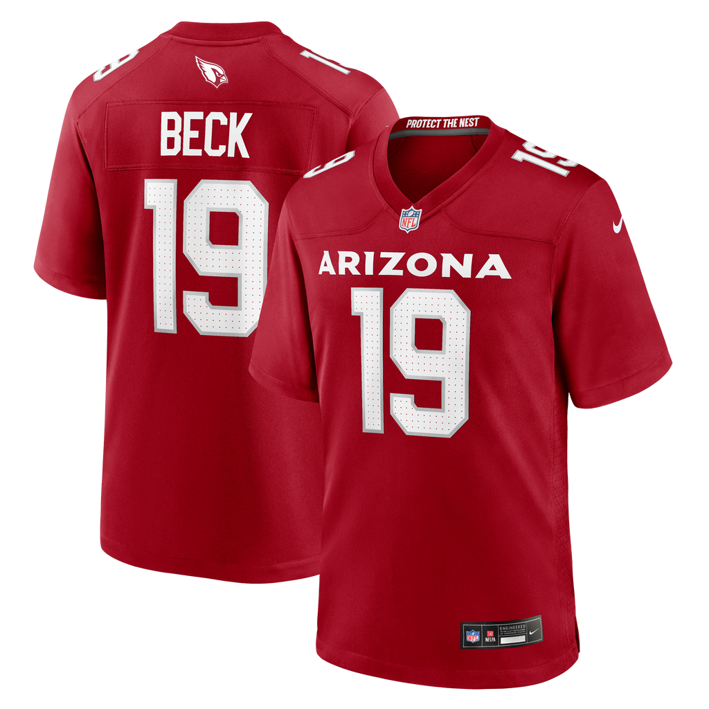 Men's Arizona Cardinals Carson Beck Nike Cardinal Game Jersey
