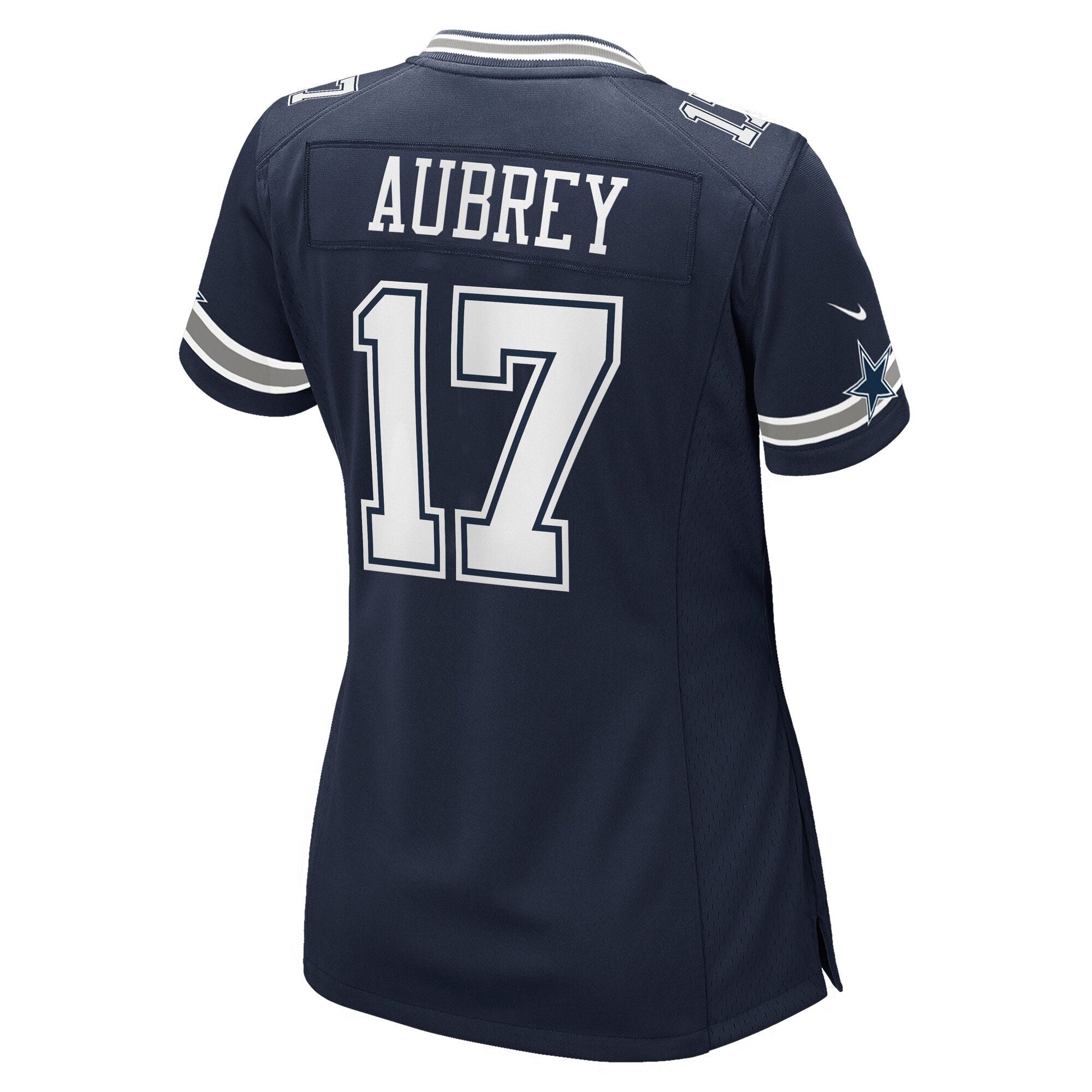Women's Dallas Cowboys Brandon Aubrey Nike Navy Team Game Jersey