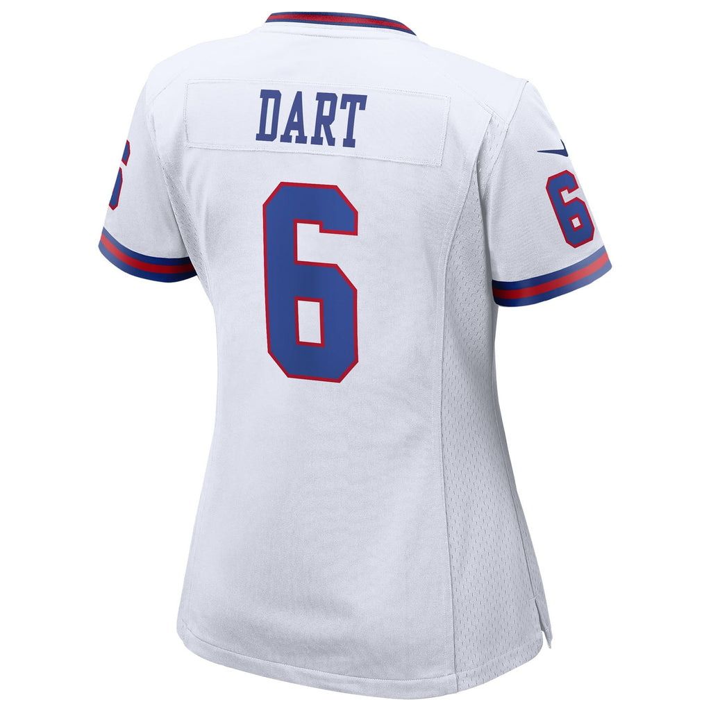 Women's New York Giants Jaxson Dart Nike White Alternate Vintage White Game Jersey
