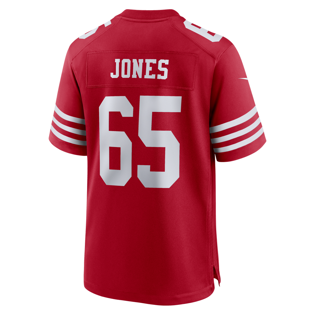 Men's San Francisco 49Ers Robert Jones Nike Scarlet Team Game Jersey