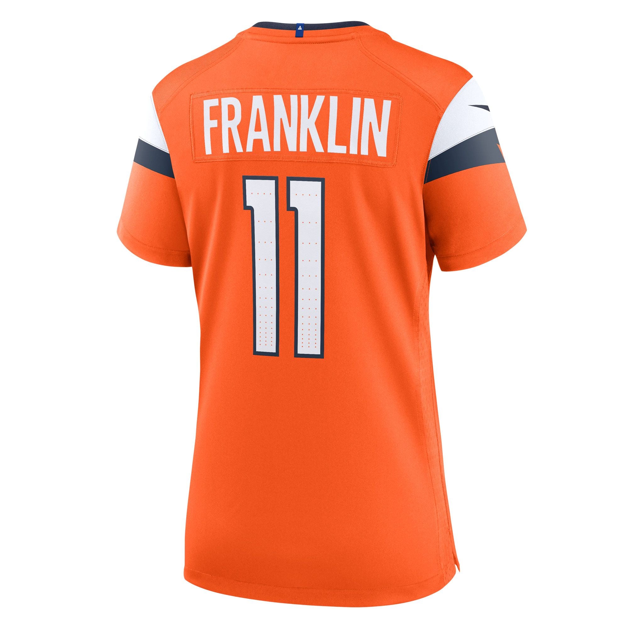 Women's Denver Broncos Troy Franklin Nike Orange Team Game Jersey