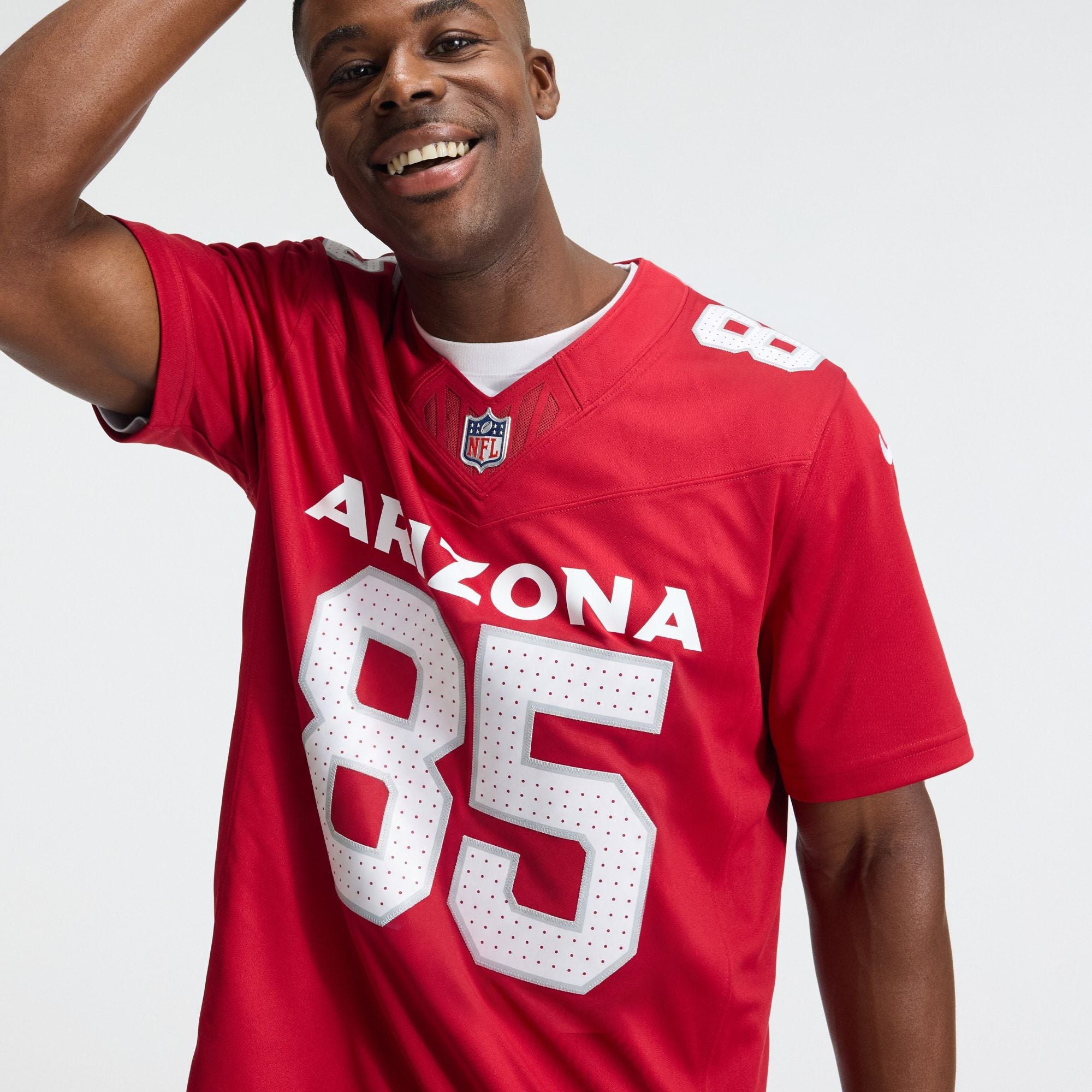 Men's Arizona Cardinals Trey Mcbride Nike Cardinal Team Vapor Fuse Stitched Limited Jersey