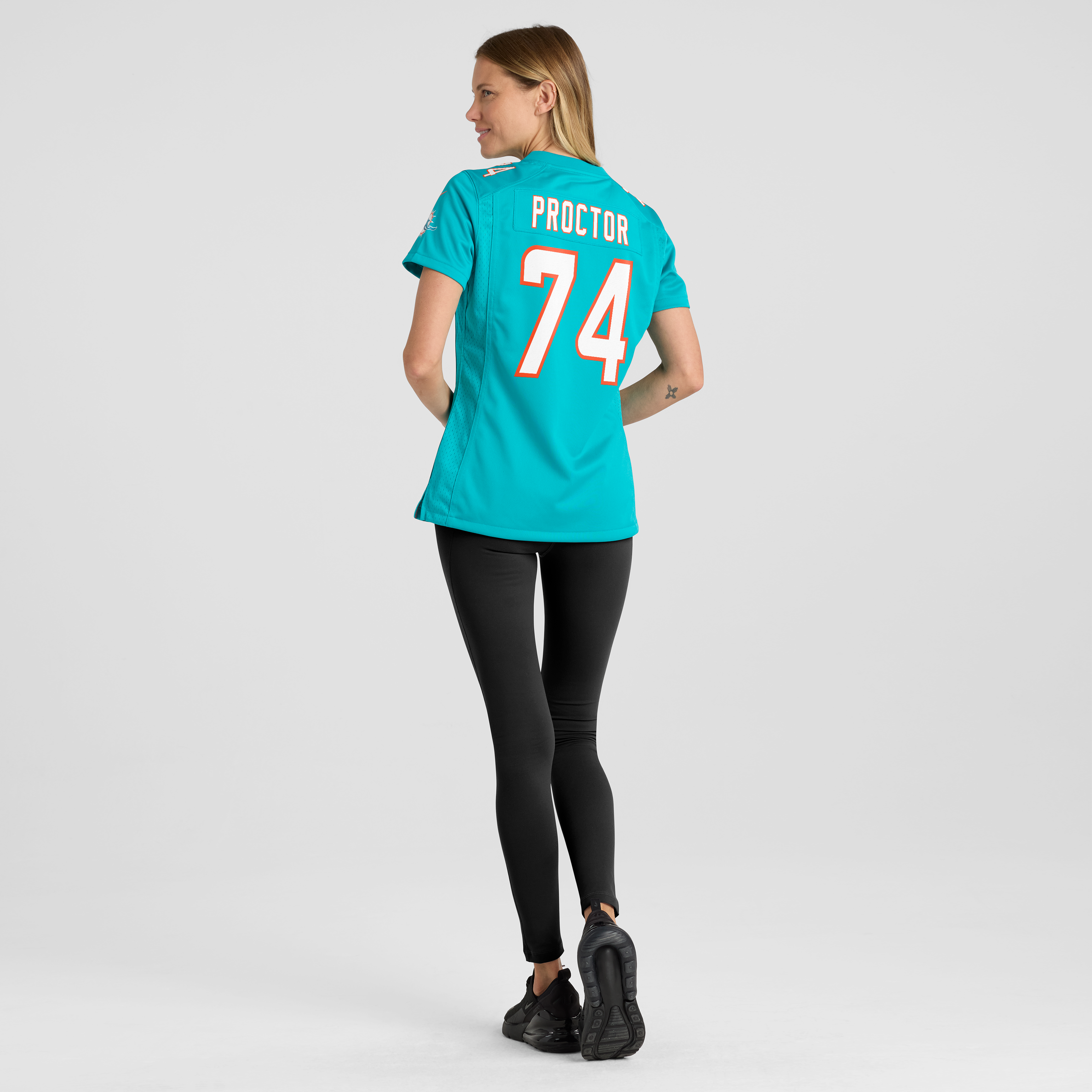 Women's Miami Dolphins Kadyn Proctor Nike Aqua Team Game Jersey