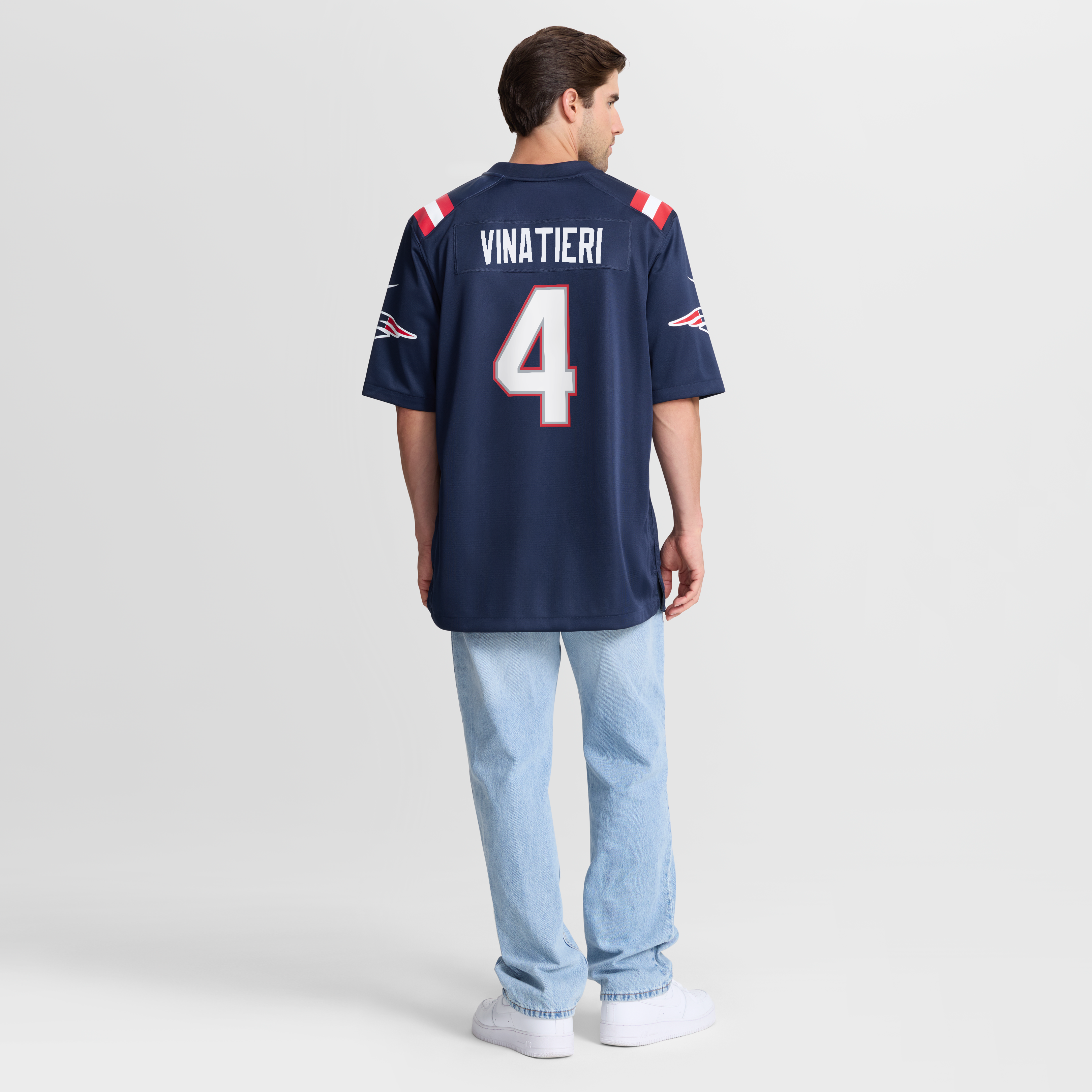 Men's New England Patriots Adam Vinatieri Nike Navy Team Retired Game Jersey
