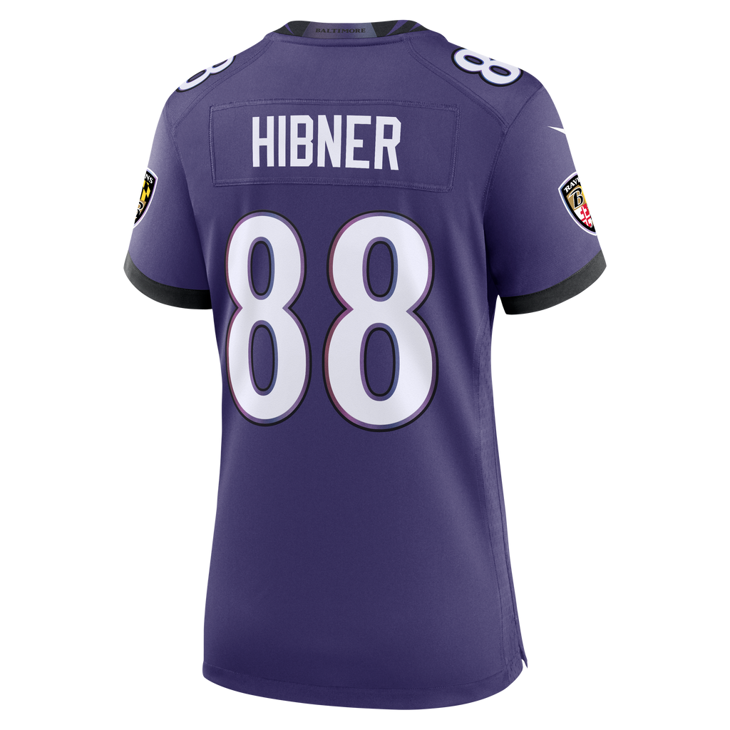 Women's Baltimore Ravens Matthew Hibner Nike Purple Team Game Jersey