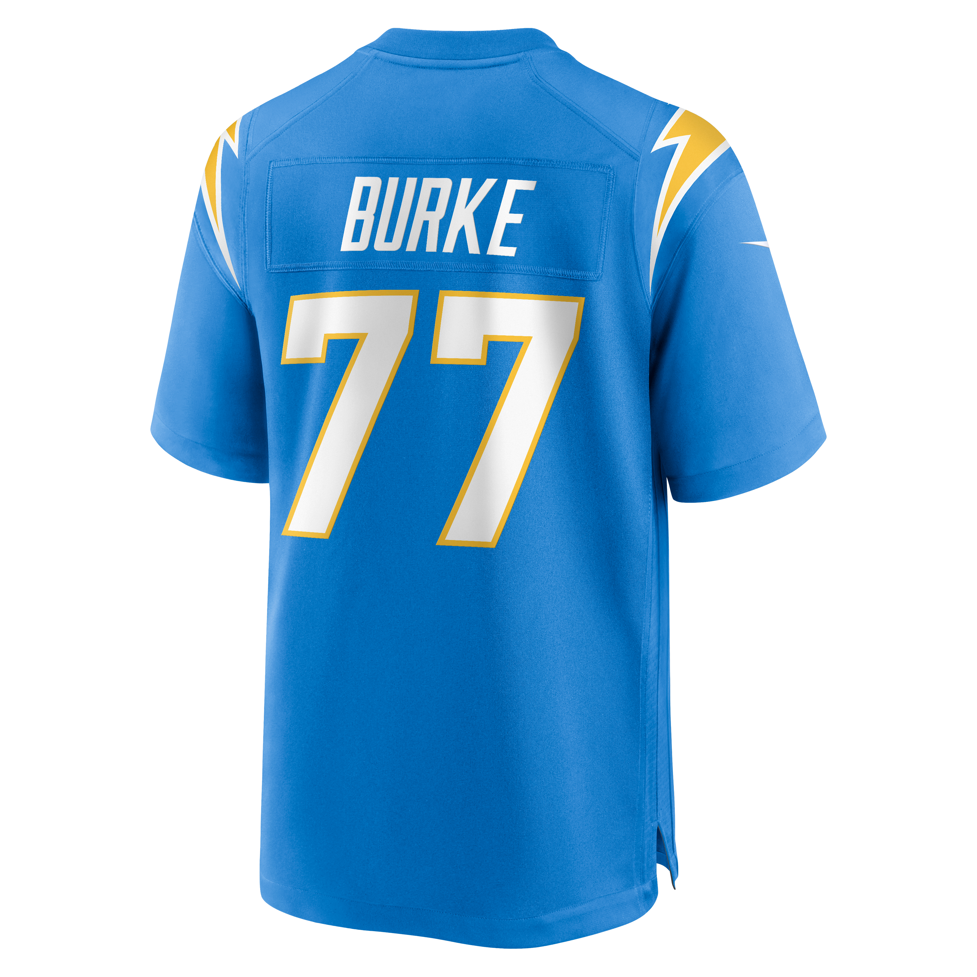 Men's Los Angeles Chargers Travis Burke Nike Powder Blue Team Game Jersey