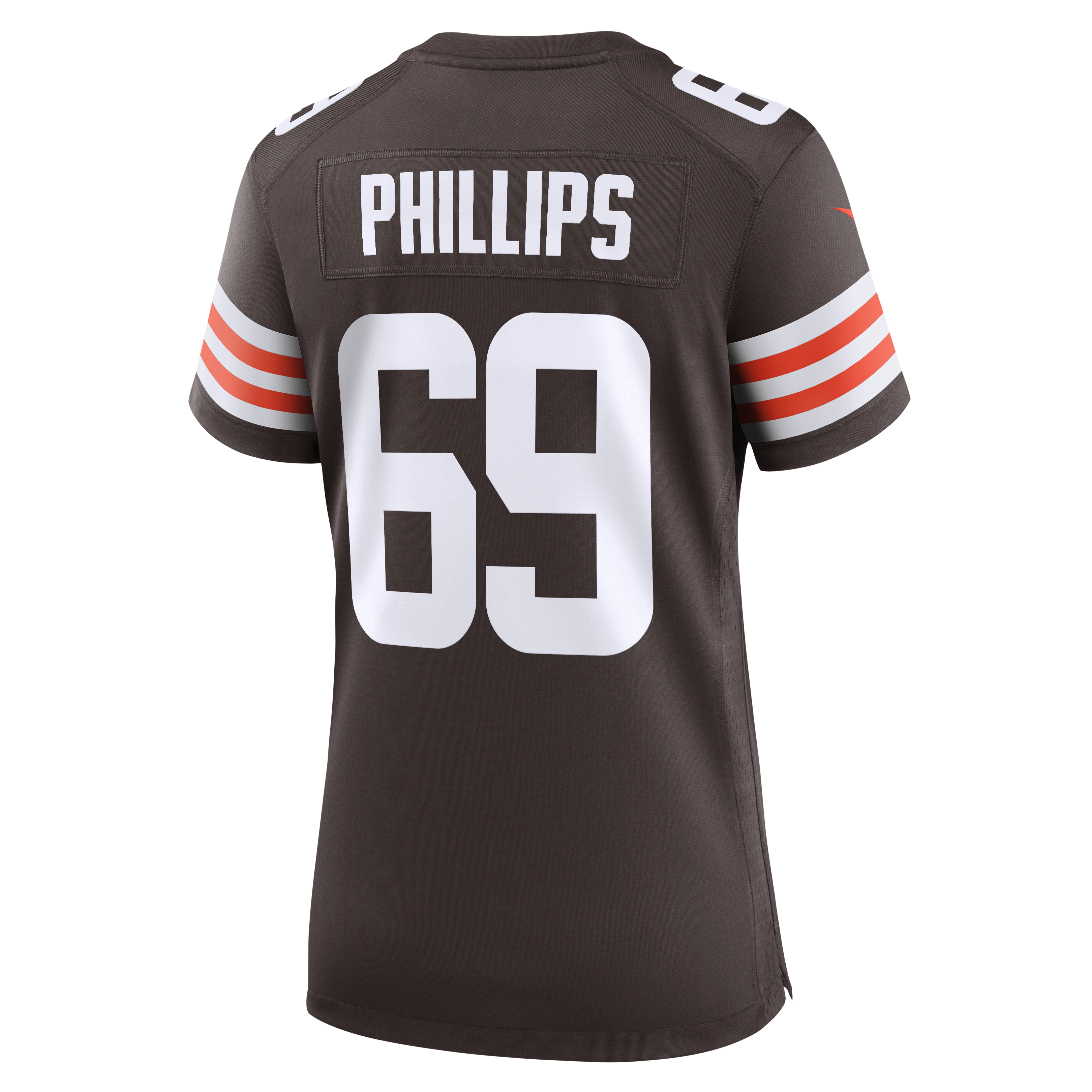 Women's Cleveland Browns Tyre Phillips Nike Brown Team Game Jersey