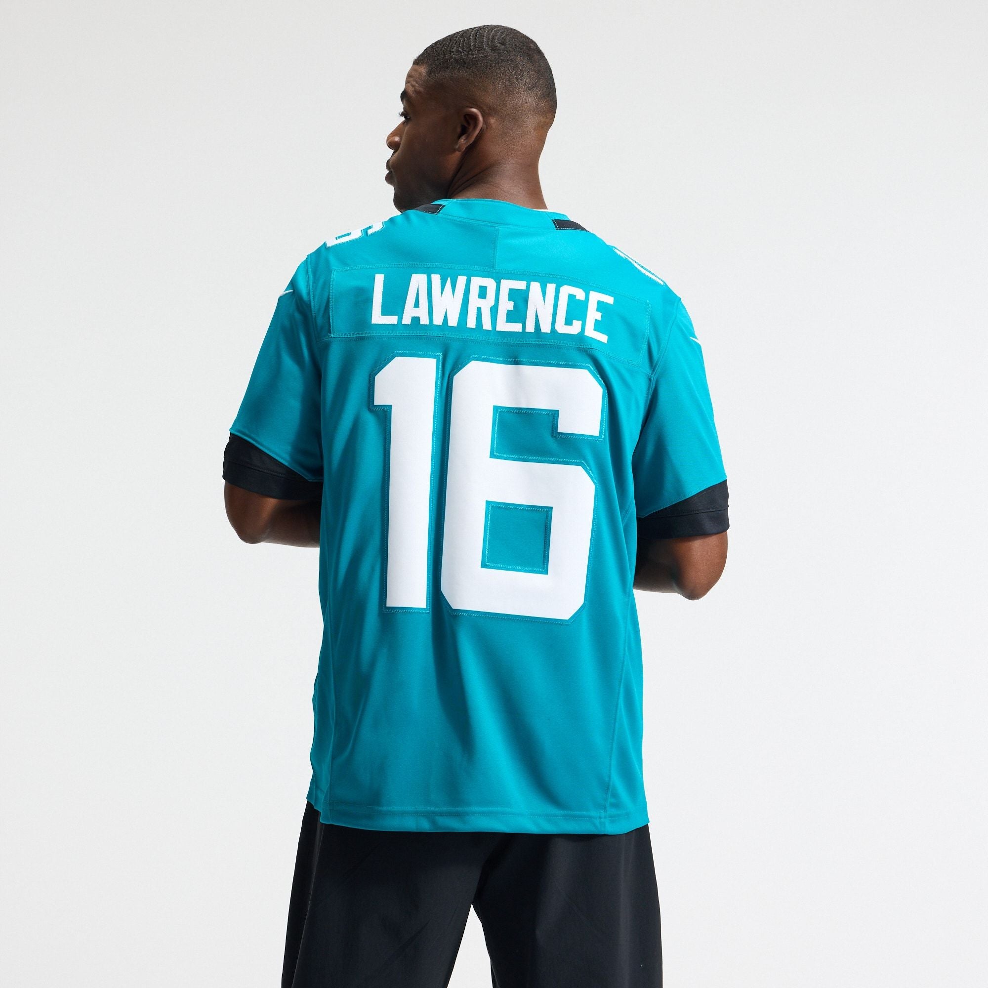Men's Jacksonville Jaguars Trevor Lawrence Nike Teal Team Vapor Fuse Stitched Limited Jersey