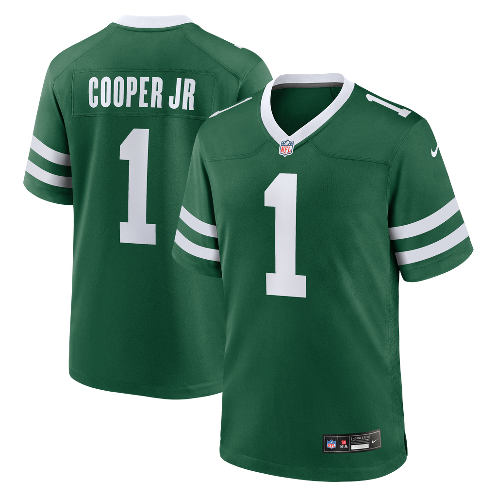 Men's New York Jets Omar Cooper Jr Nike Legacy Green 2026 Nfl Draft First Round Pick No 30 Team Game Jersey