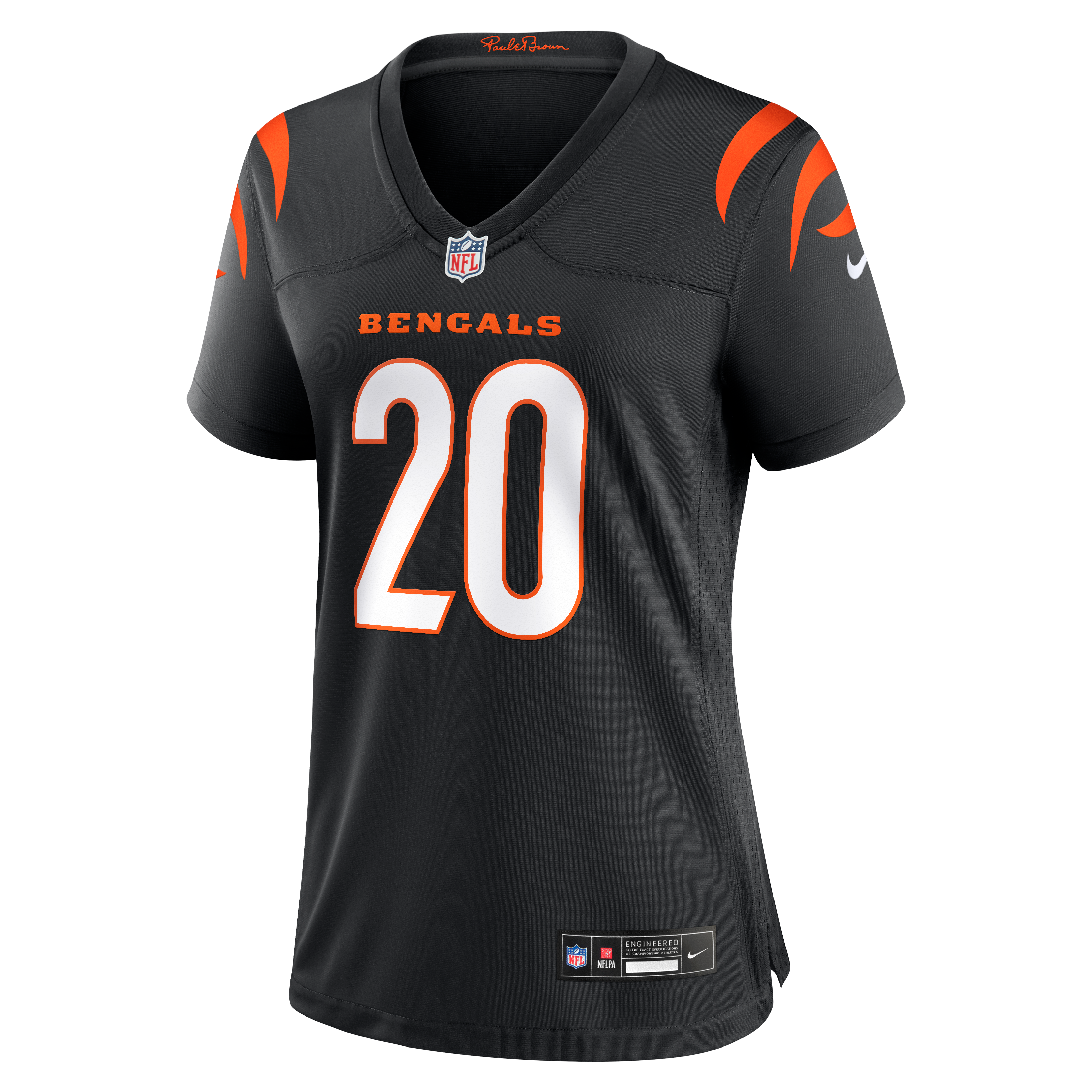 Women's Cincinnati Bengals Lemar Parrish Nike Black Team Retired Game Jersey