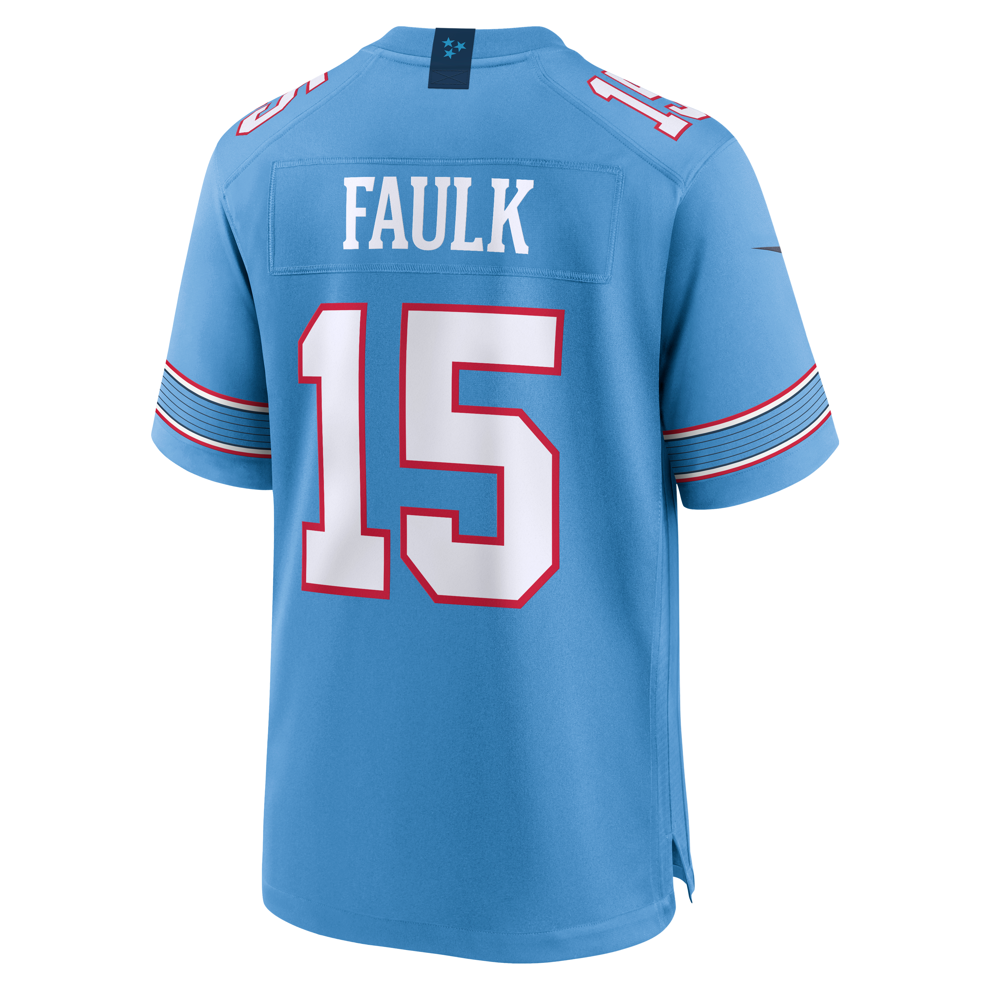 Men's Tennessee Titans Keldric Faulk Nike Light Blue 2026 Nfl Draft First Round Pick No31 Game Jersey