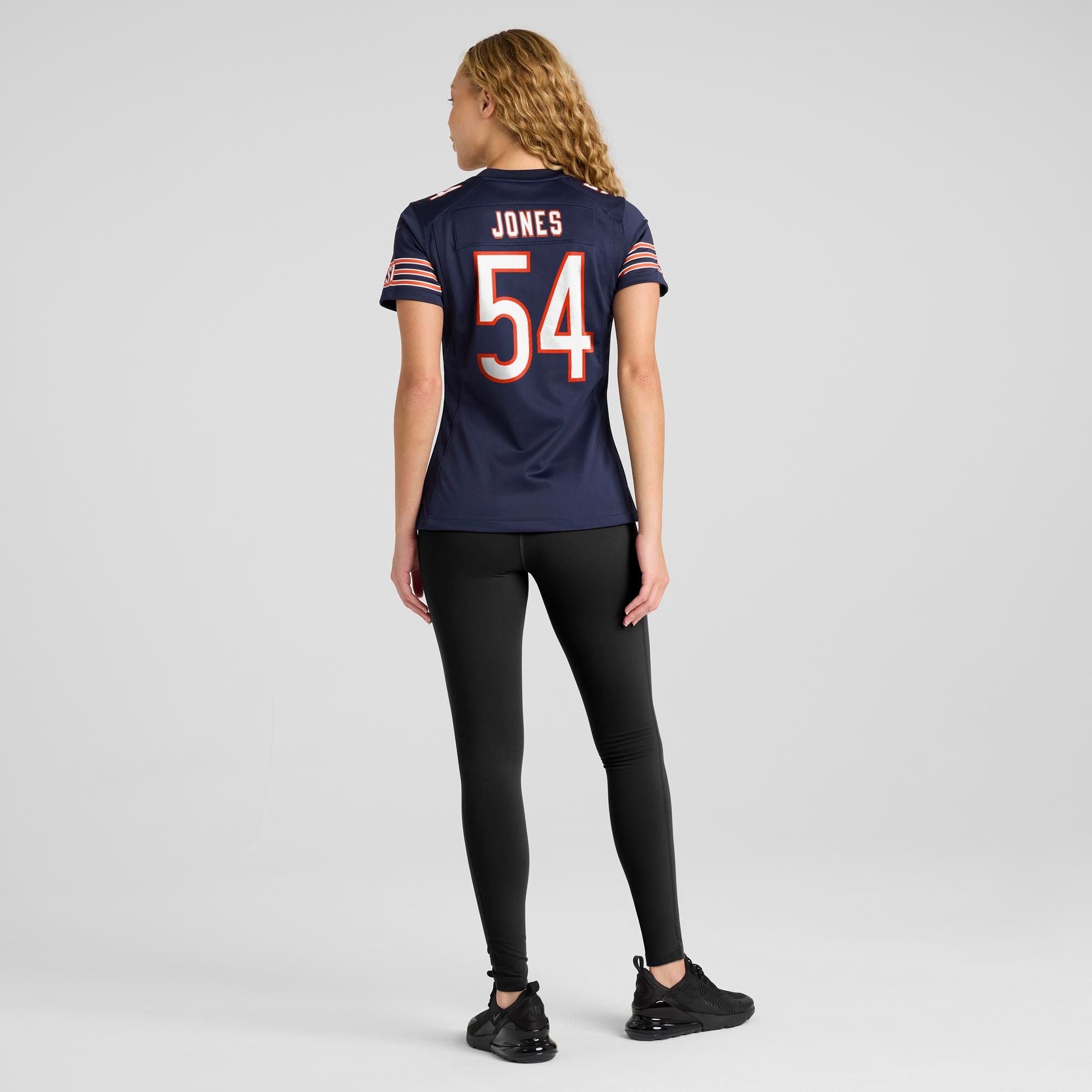 Women's Chicago Bears Logan Jones Nike Navy Team Game Jersey