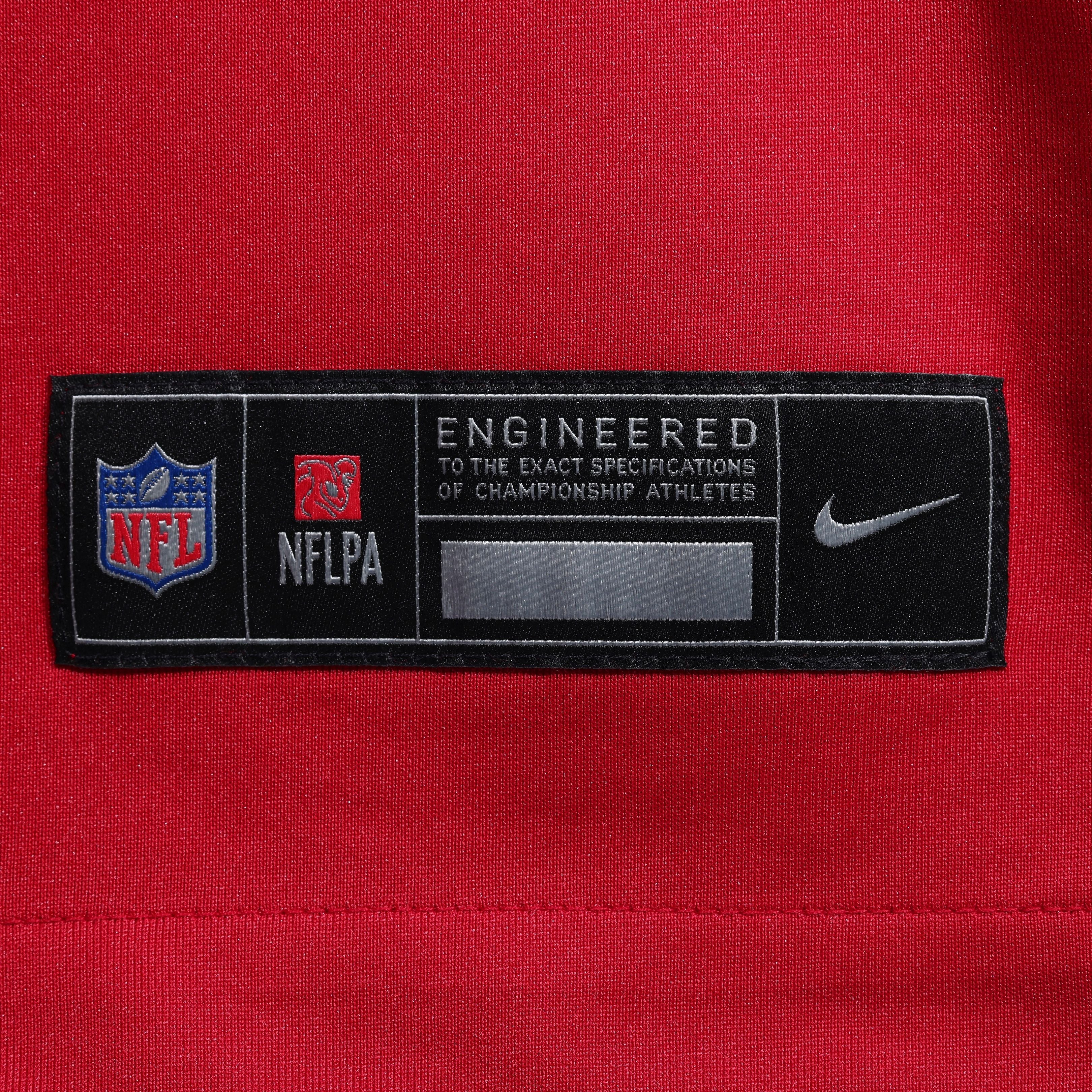 Men's San Francisco 49Ers Nike Scarlet 80Th Anniversary Alternate Custom Game Jersey